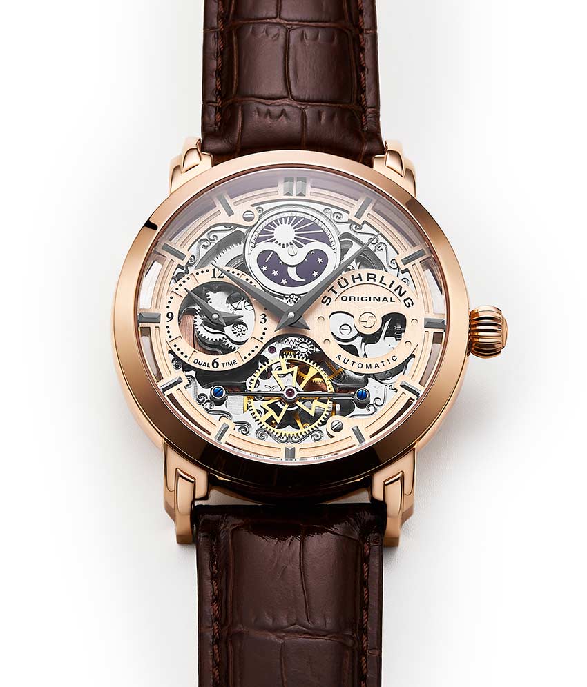 Legacy Rose Gold Dial/ Brown Leather Black - Image 2