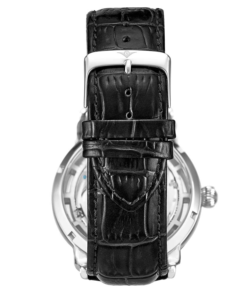 Legacy Silver Dial / Black Leather Blue Yellow | Silver Dial - Image 2