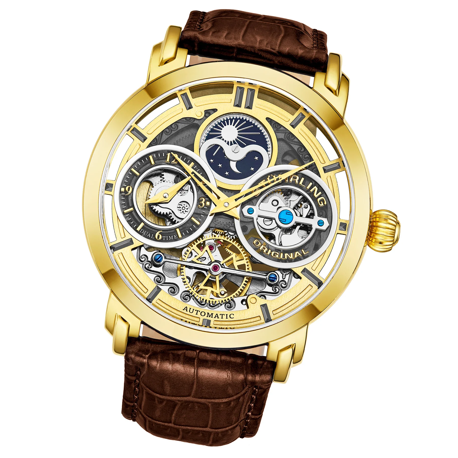Legacy Brown/Gold Leather | Gold Dial - Image 2