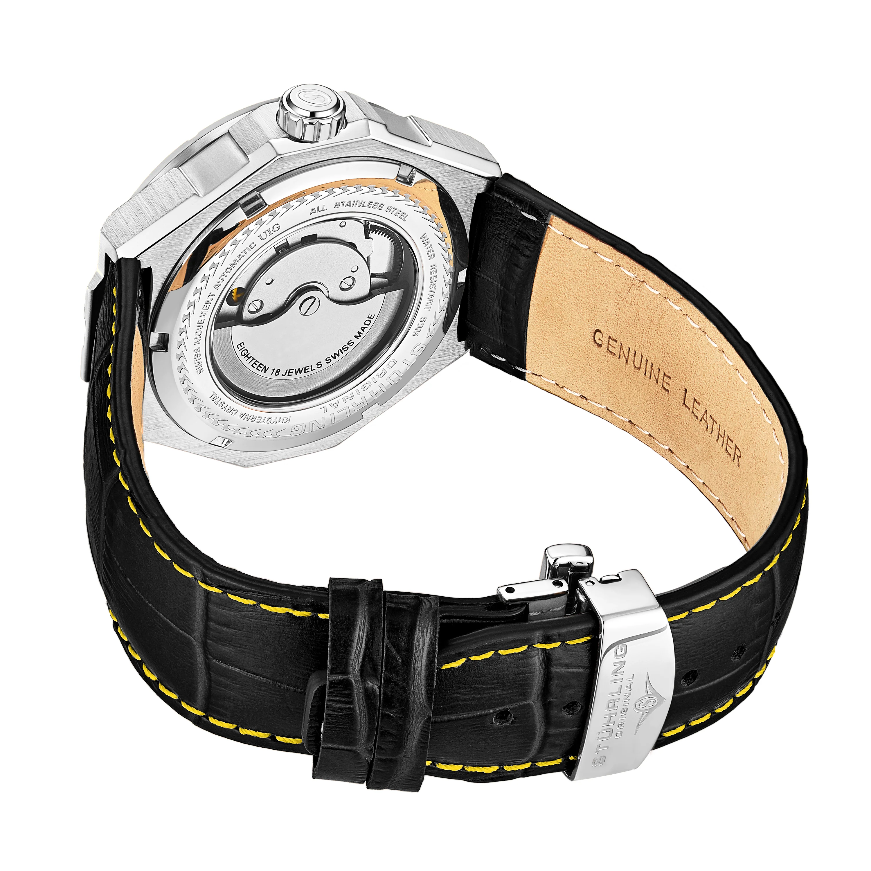 Legacy Black/Yellow Leather | Yellow Dial - Image 3