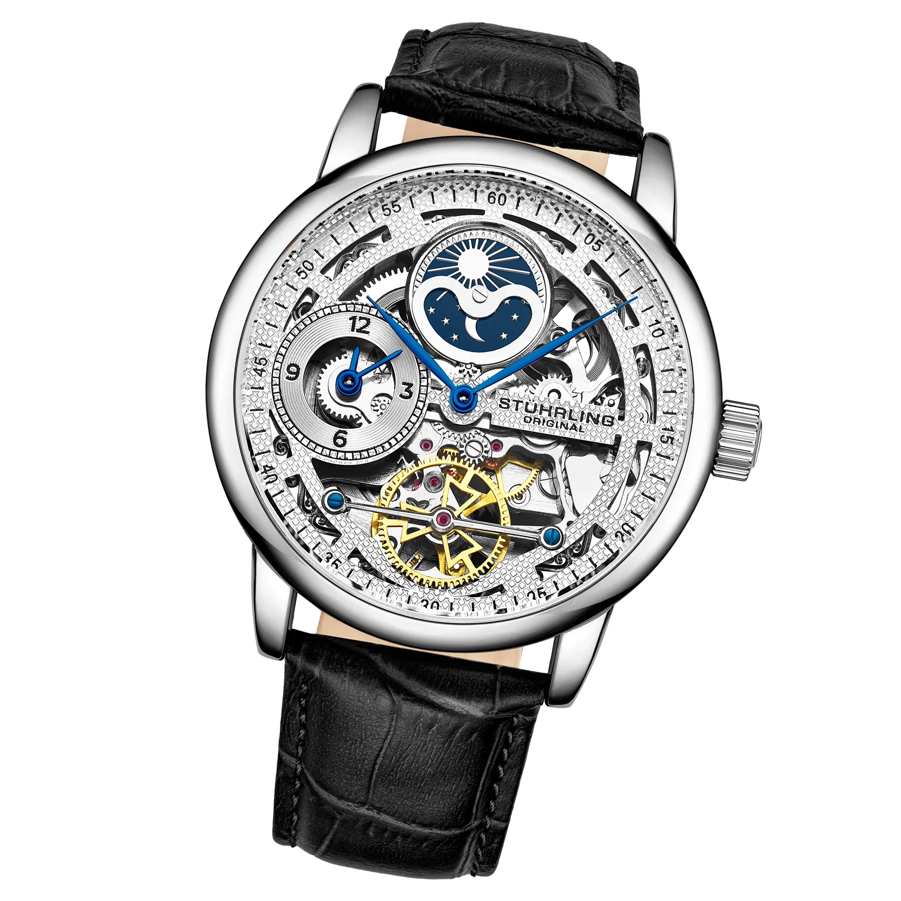 Legacy Black/Leather/Silver Dial/Silver Case 3917.1 | Silver Dial - Image 2