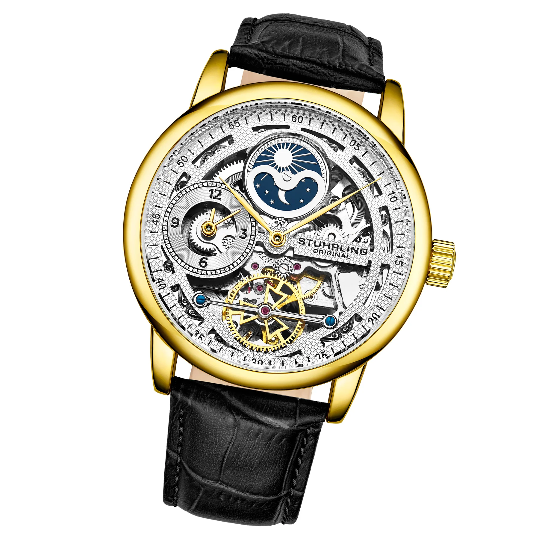 Legacy Black/Leather/Silver Dial/Gold Case | Silver Dial - Image 2