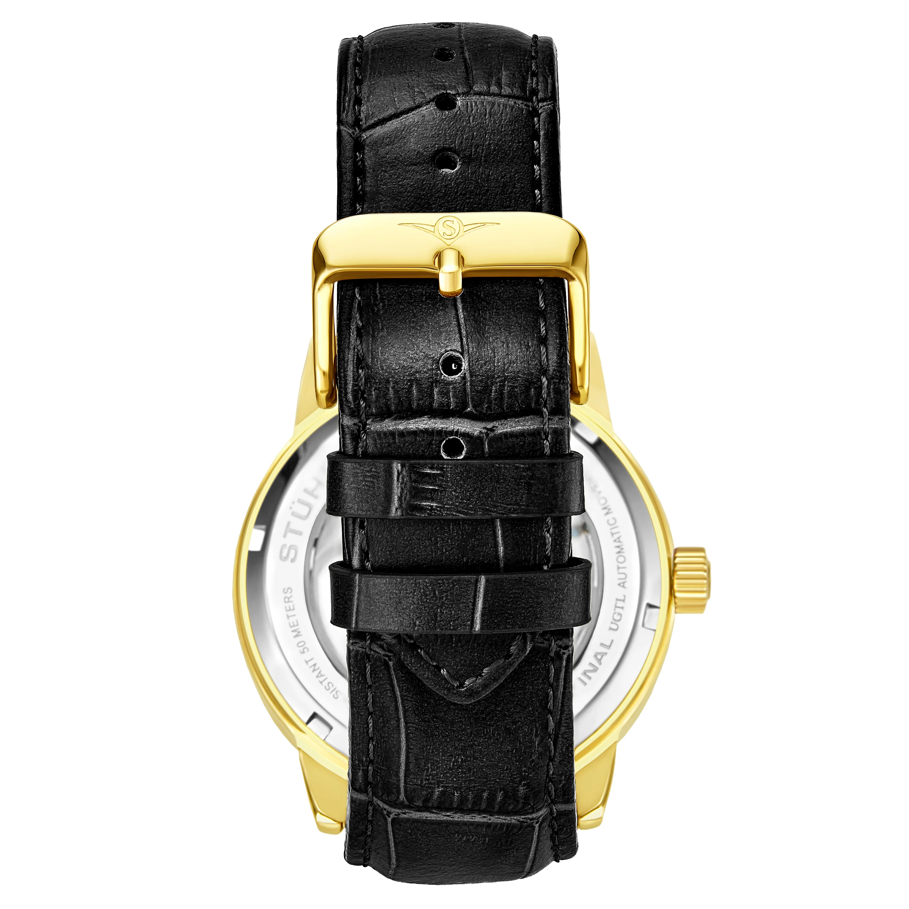 Legacy Black/Leather/Silver Dial/Gold Case | Silver Dial - Image 3