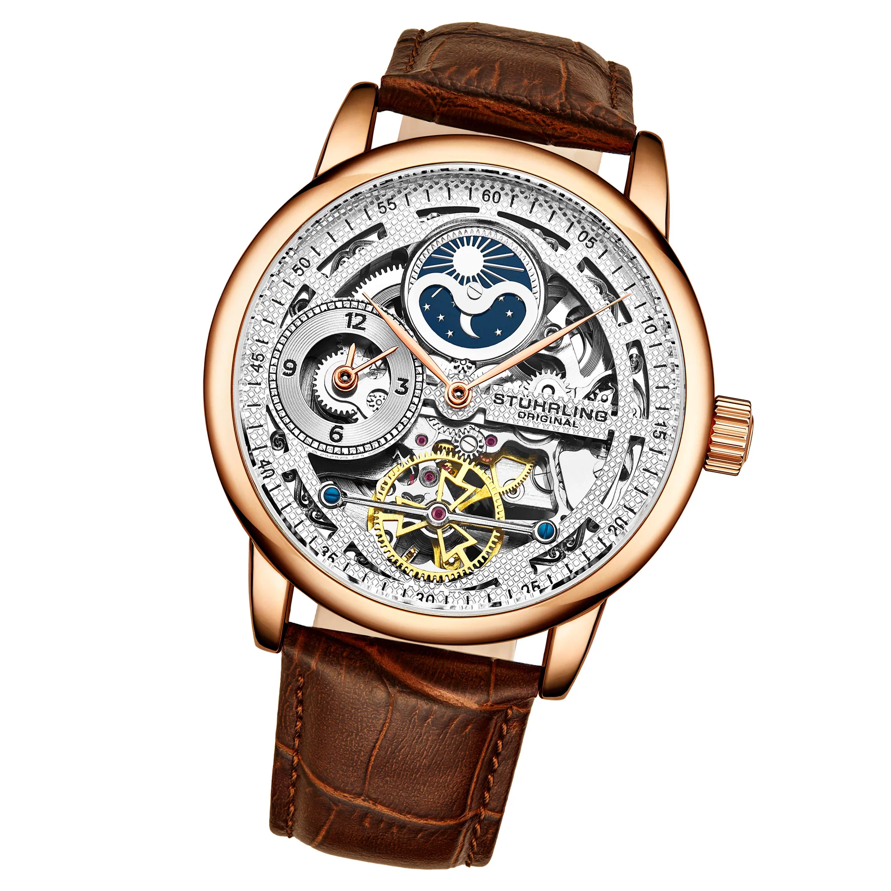 Legacy Brown/Leather/Silver Dial/Rose Case 3917.3 | Silver Dial - Image 2