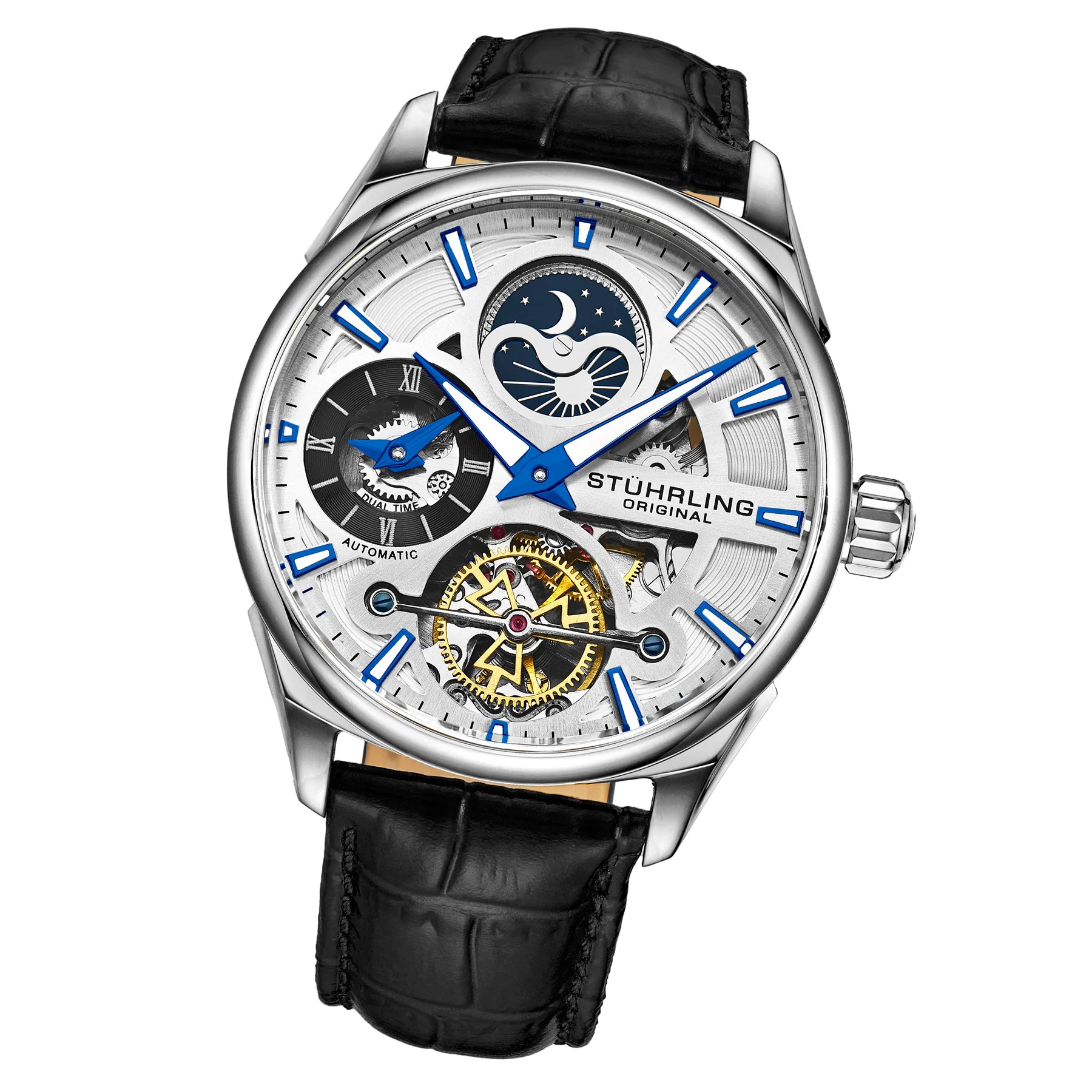 Legacy Black/Leather/Silver Dial/Silver Case 3918.1 | Silver Dial - Image 2