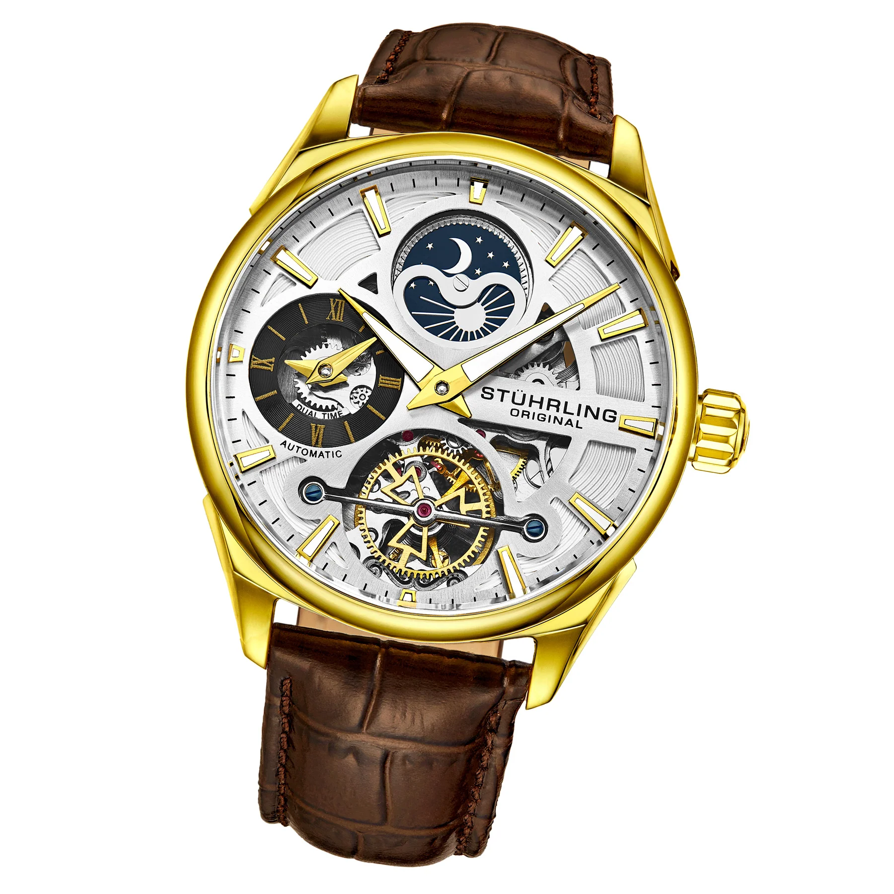 Legacy Brown/Leather/Silver Dial/Gold Case 3918.3 | Silver Dial - Image 2