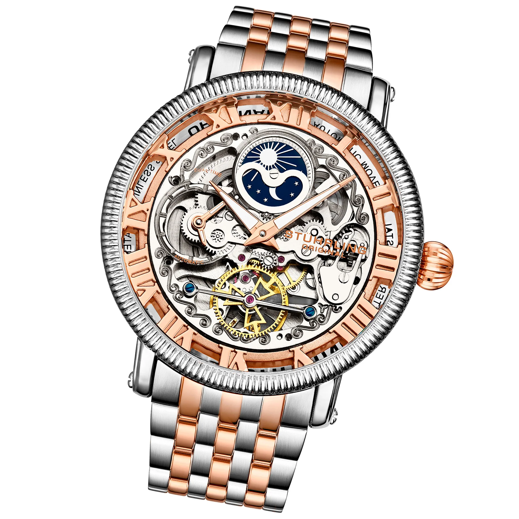 Legacy Steel, Rose Gold/Stainless Steel | Silver Dial - Image 2
