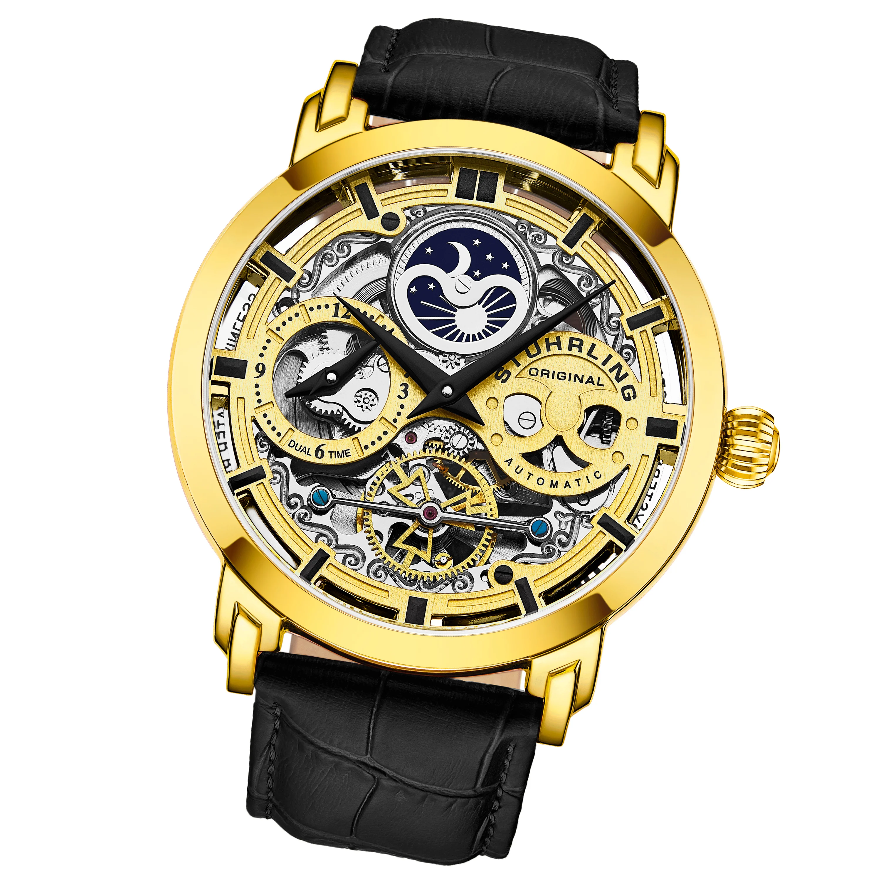 Legacy 3924 Gold Black/Leather | Gold Dial - Image 2