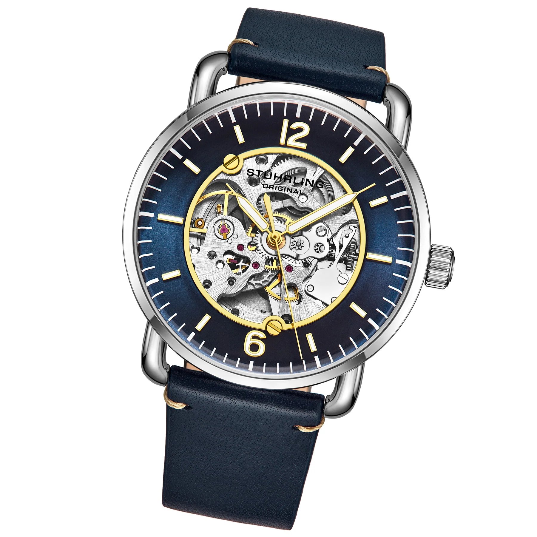 Legacy Blue/Blue/Gold Leather | Skeleton Dial - Image 2