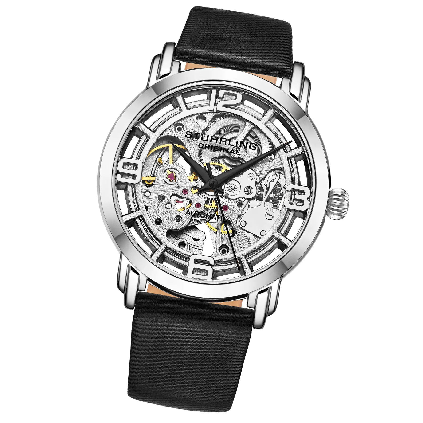 Legacy-3982.4 Black Leather | Silver Dial - Image 2