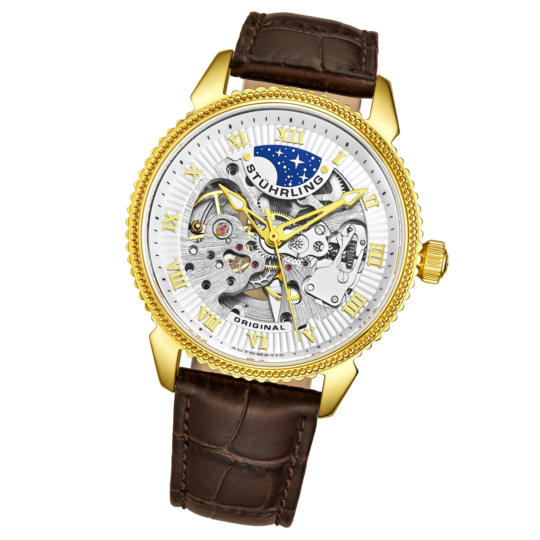 Legacy Brown/Leather/White Dial/Gold Case 3983.2 | White Dial - Image 2