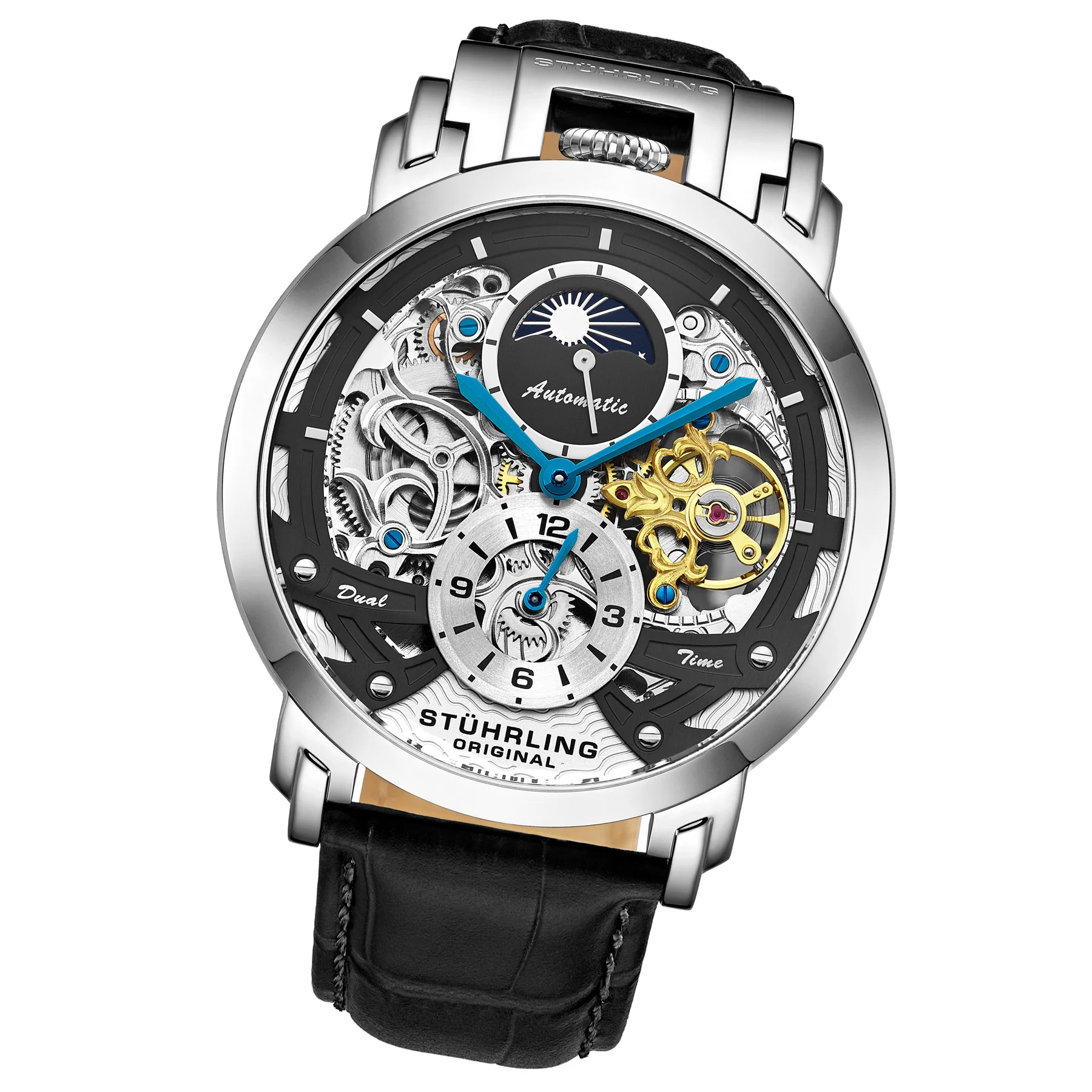 Legacy Silver/Black Leather | Black Dial - Image 2