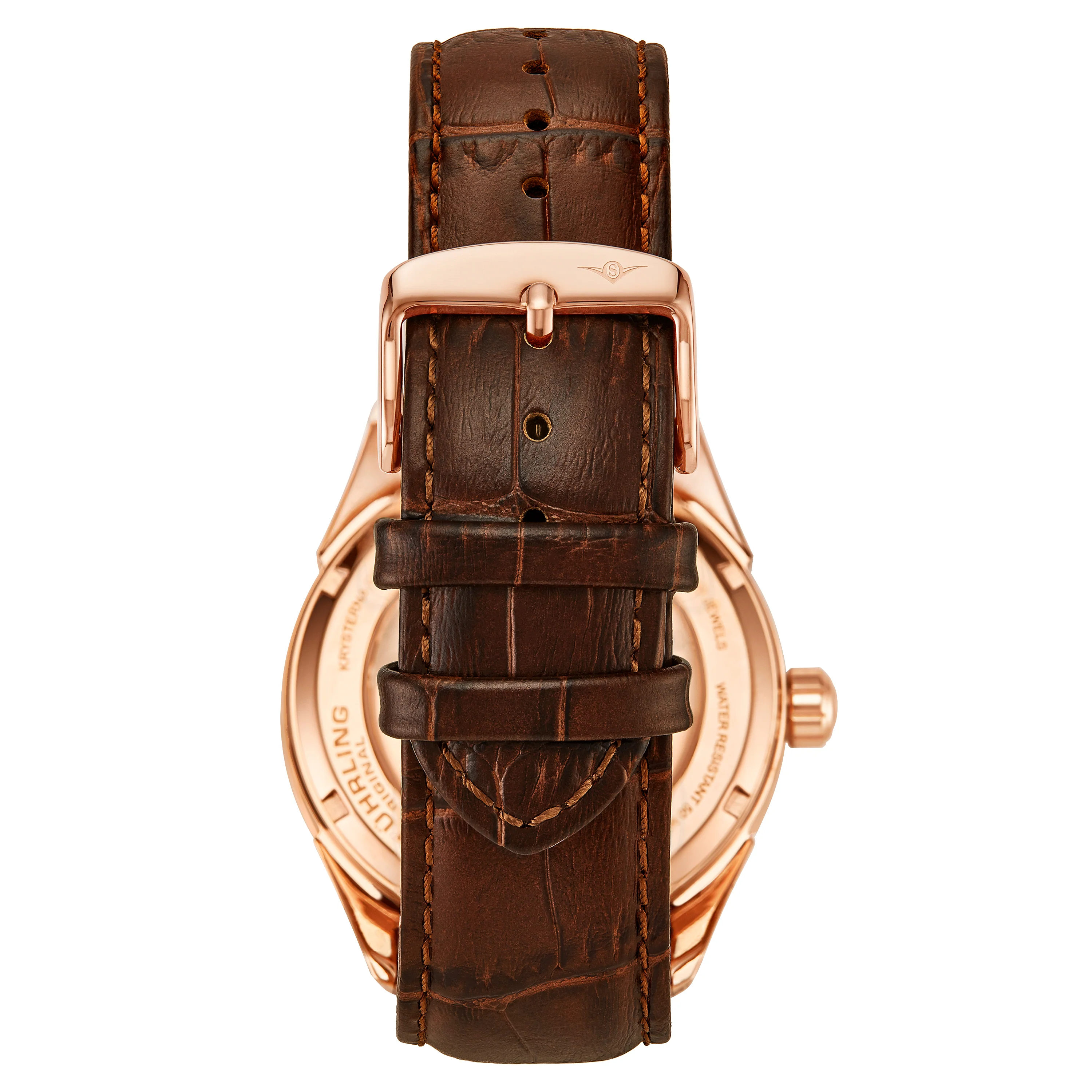 Legacy 943A Watch Brown/Leather | Silver Dial - Image 3