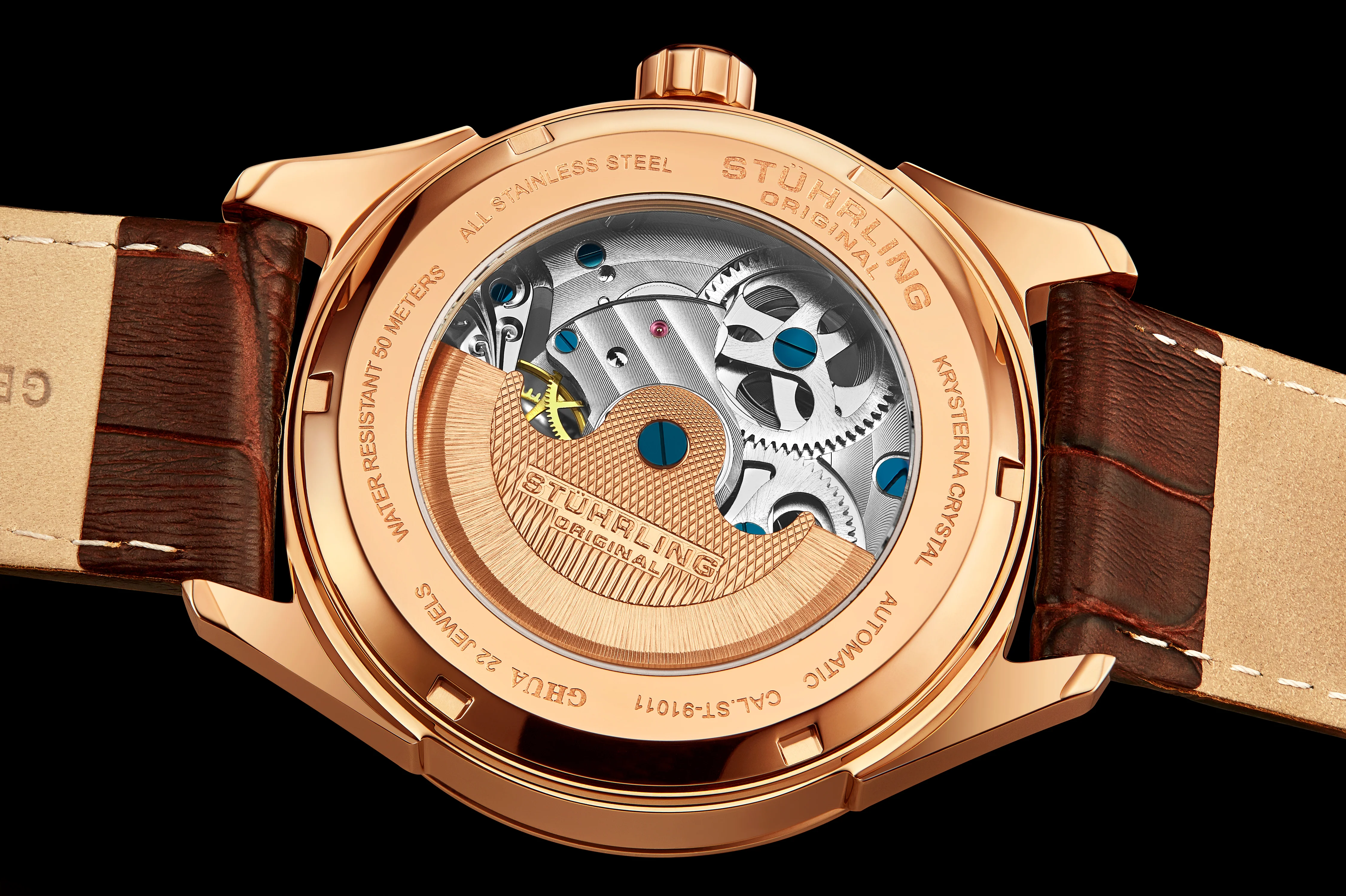 Legacy 943A Watch Brown/Leather | Silver Dial - Image 4