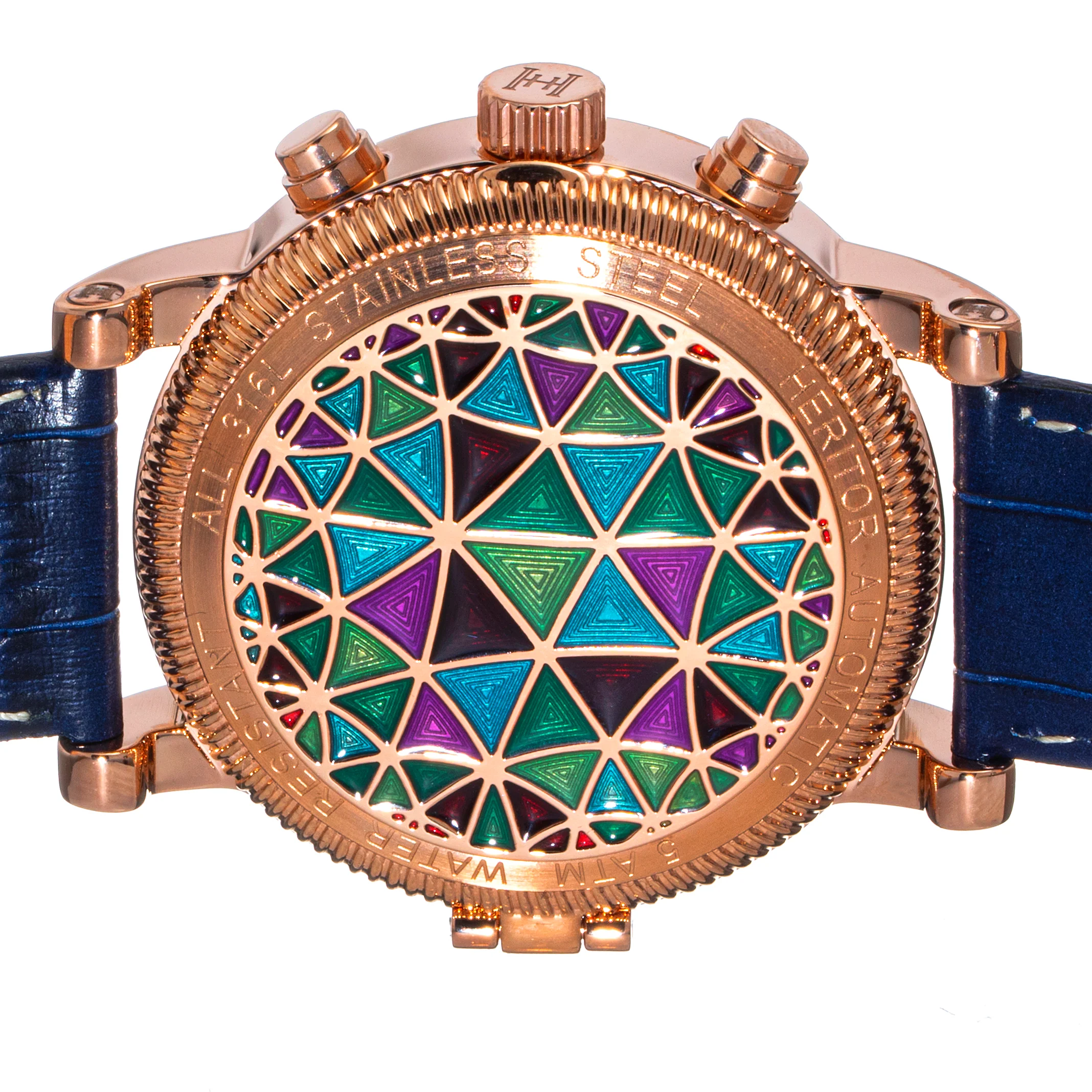 Legacy Rose Gold/Blue | Multi-colored Dial - Image 4