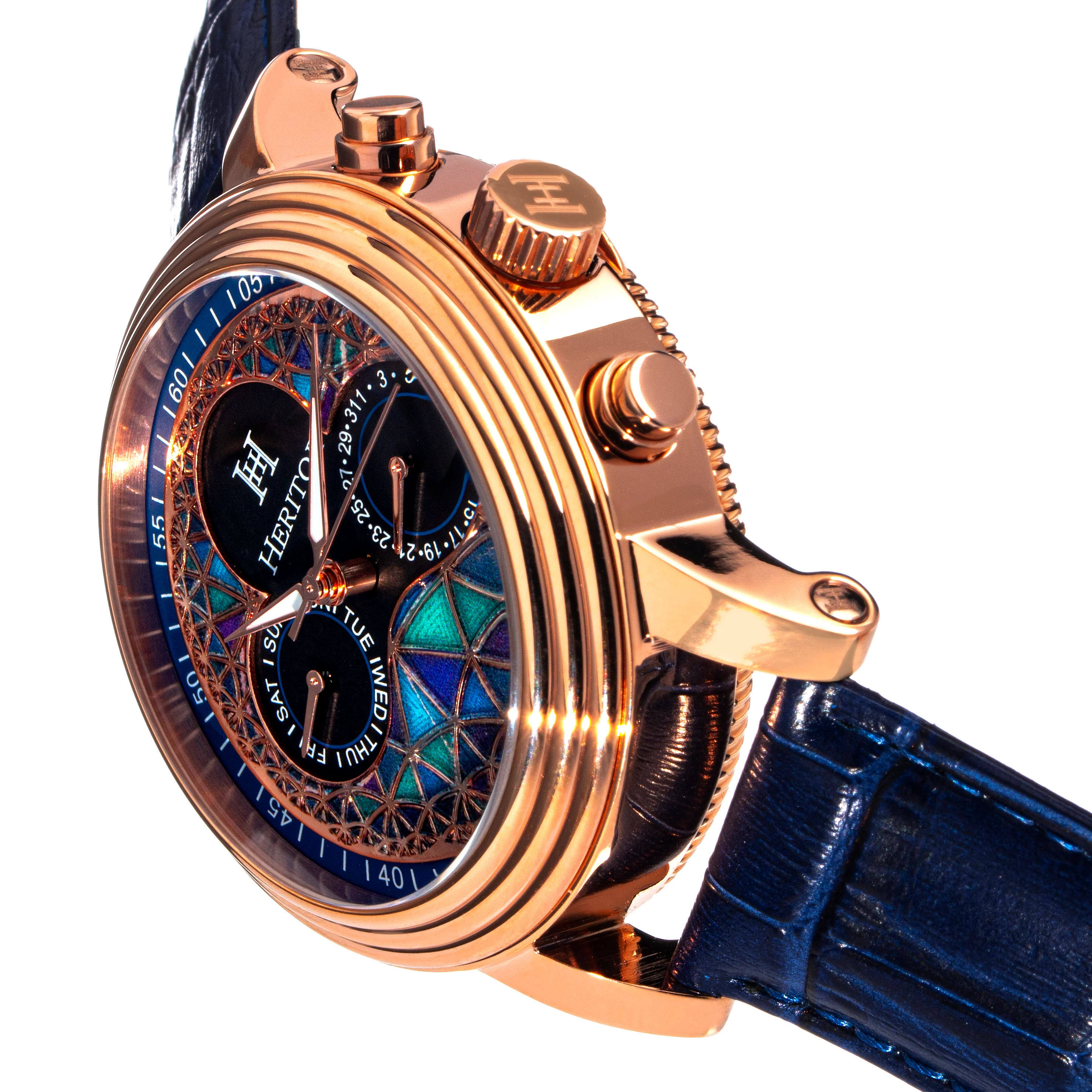 Legacy Rose Gold/Blue | Multi-colored Dial - Image 6