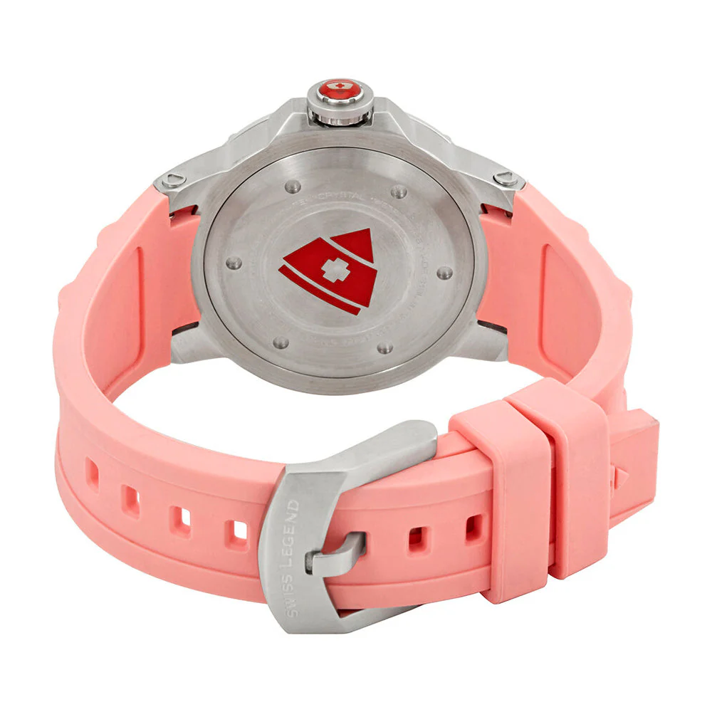Legend Ultrasonic Ladies Silver & Pink / Rubber | Silver Dial - Image 3