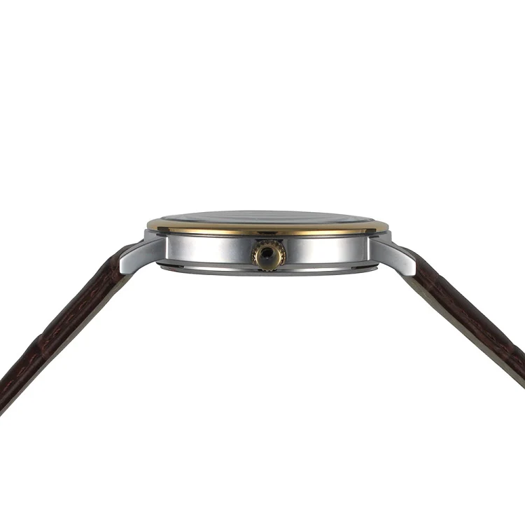 Lexington Series brown band/gold white | White Dial - Image 2
