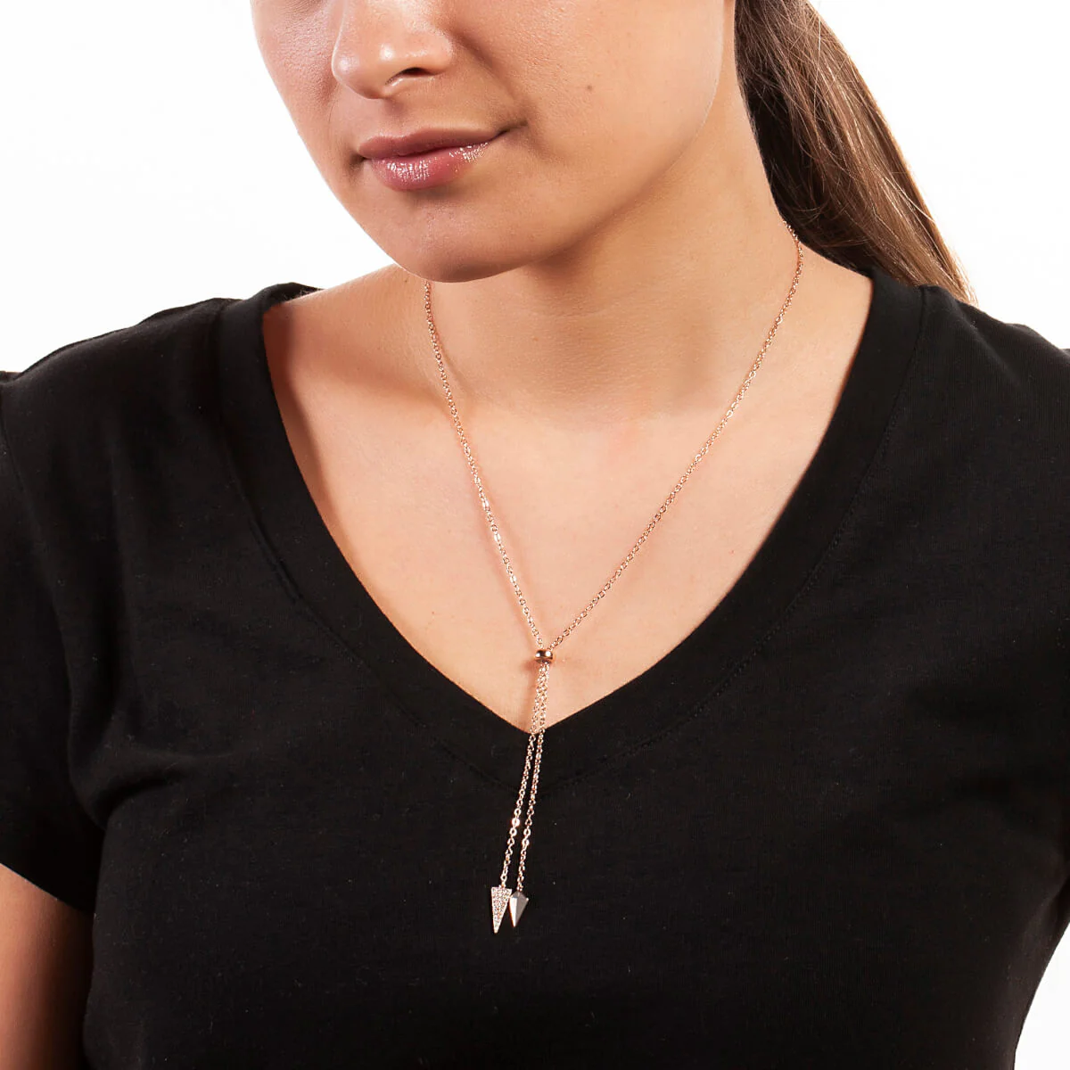 Lily Bolo Necklace 18k Rose Gold - Image 2