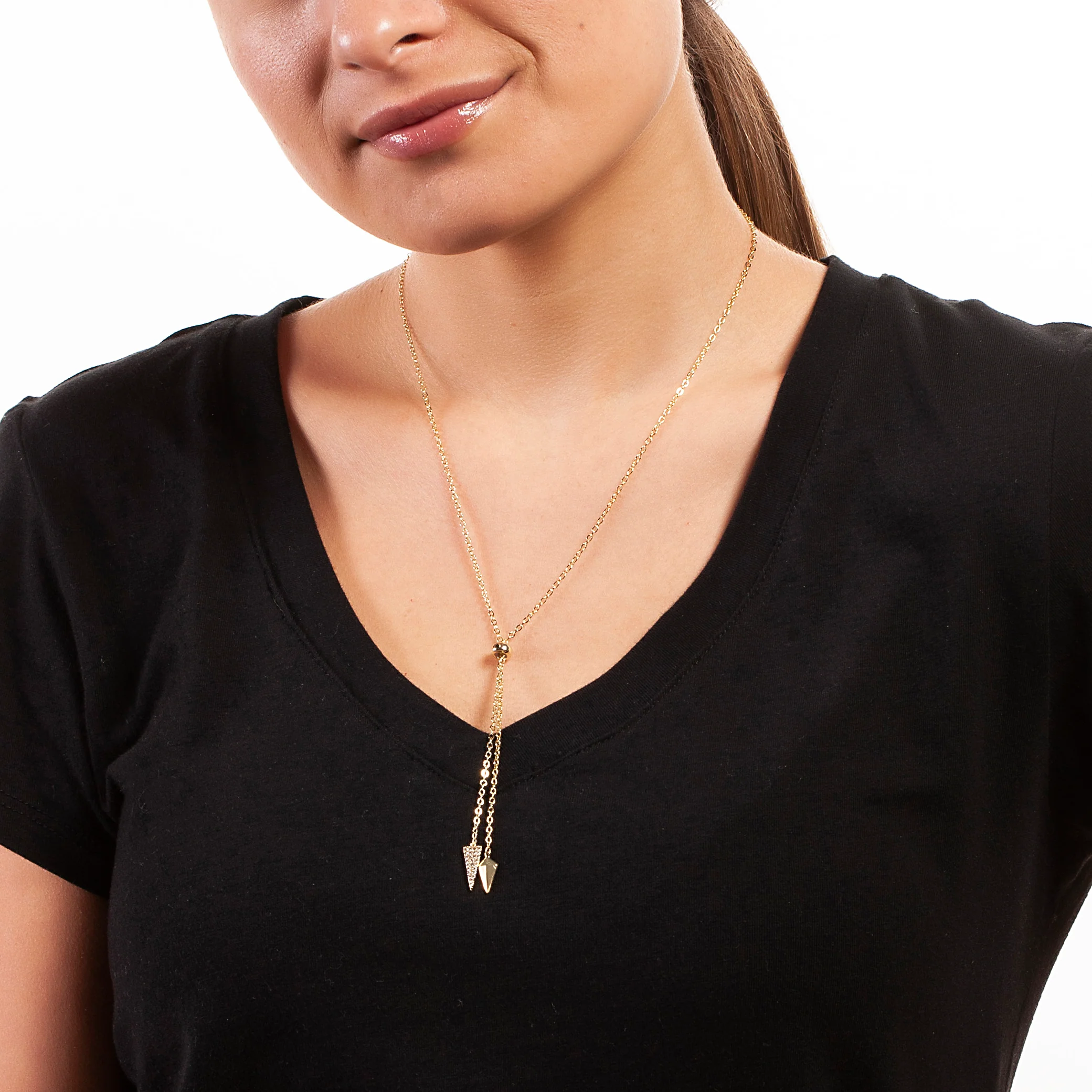Lily Bolo Necklace 18k Yellow Gold - Image 2