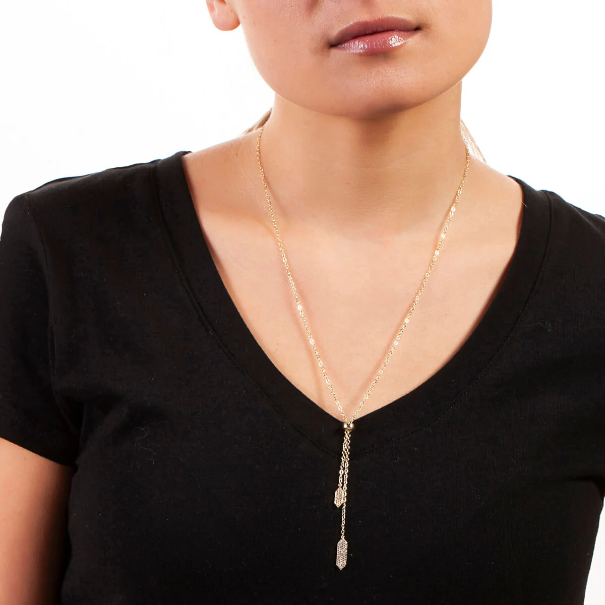 Lily Bolo Necklace 18k Yellow Gold - Image 2