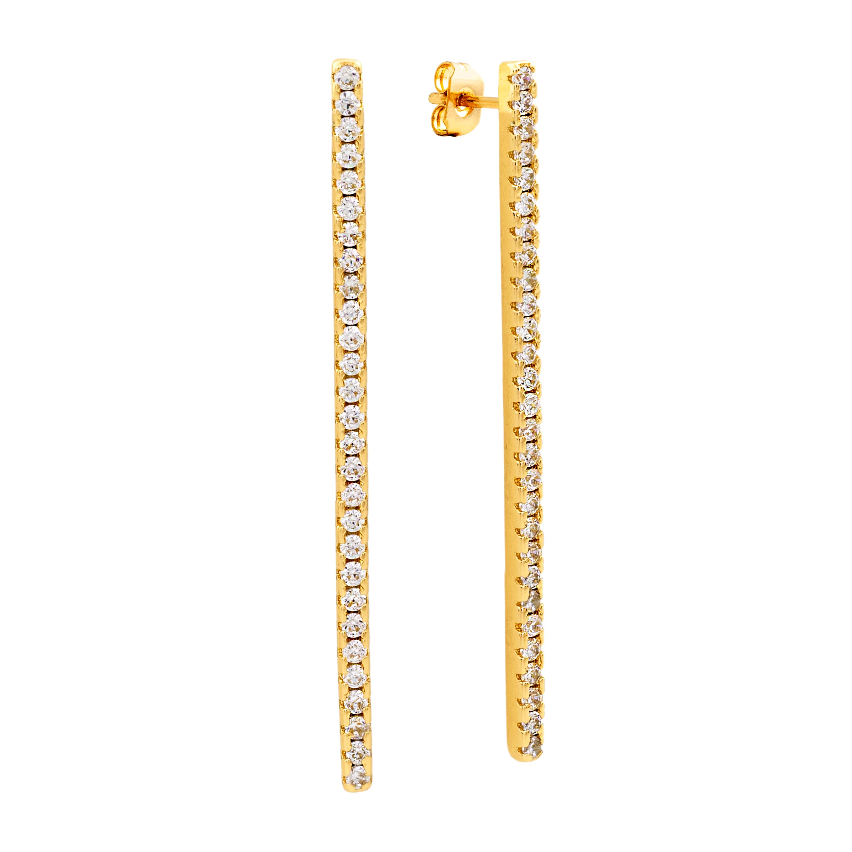 Lily Drop Earrings 18k Yellow Gold