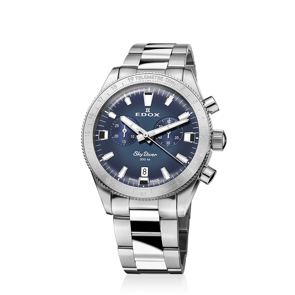 Limited Edition Edox Skydiver 2 TAG HEUER CARRERA X PORSCHE CHRONO DROP - Image 4