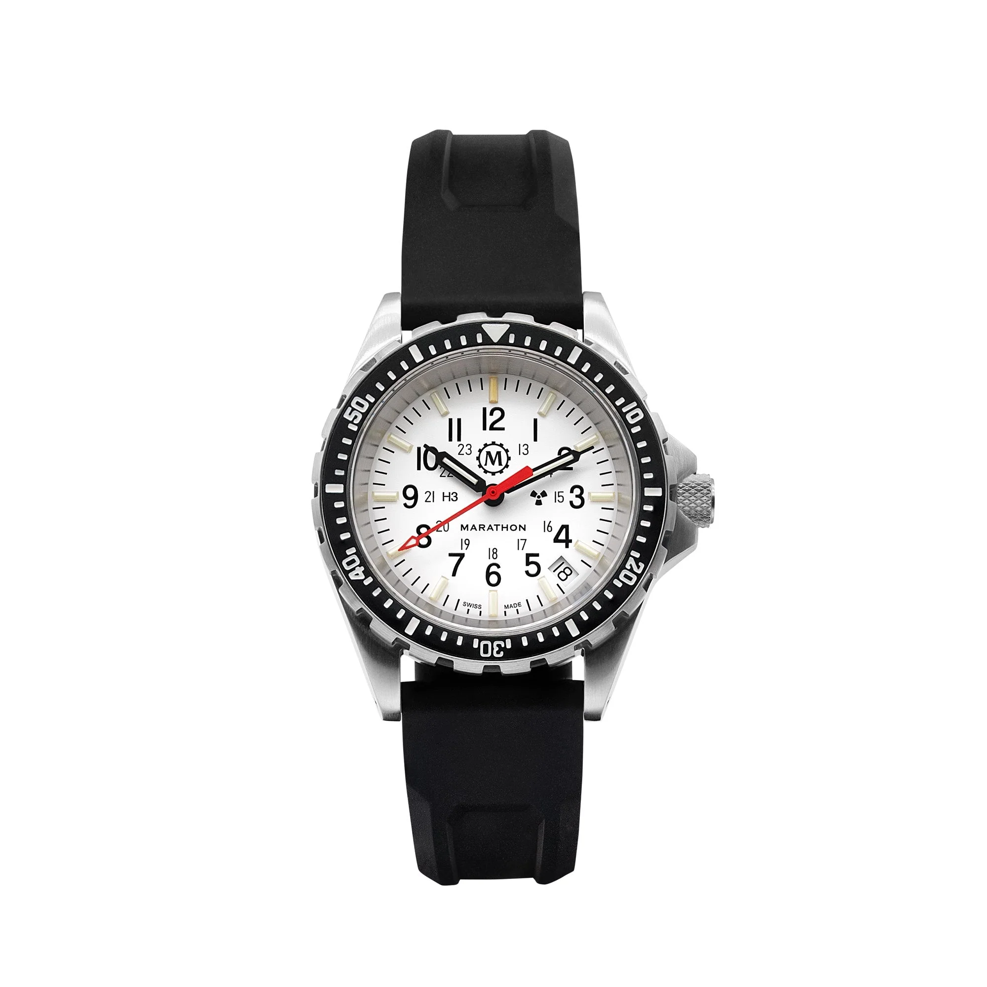 Divers Auto Medium Search and Rescue Quartz White NGM/Rubber | Arctic White Dial - Image 14