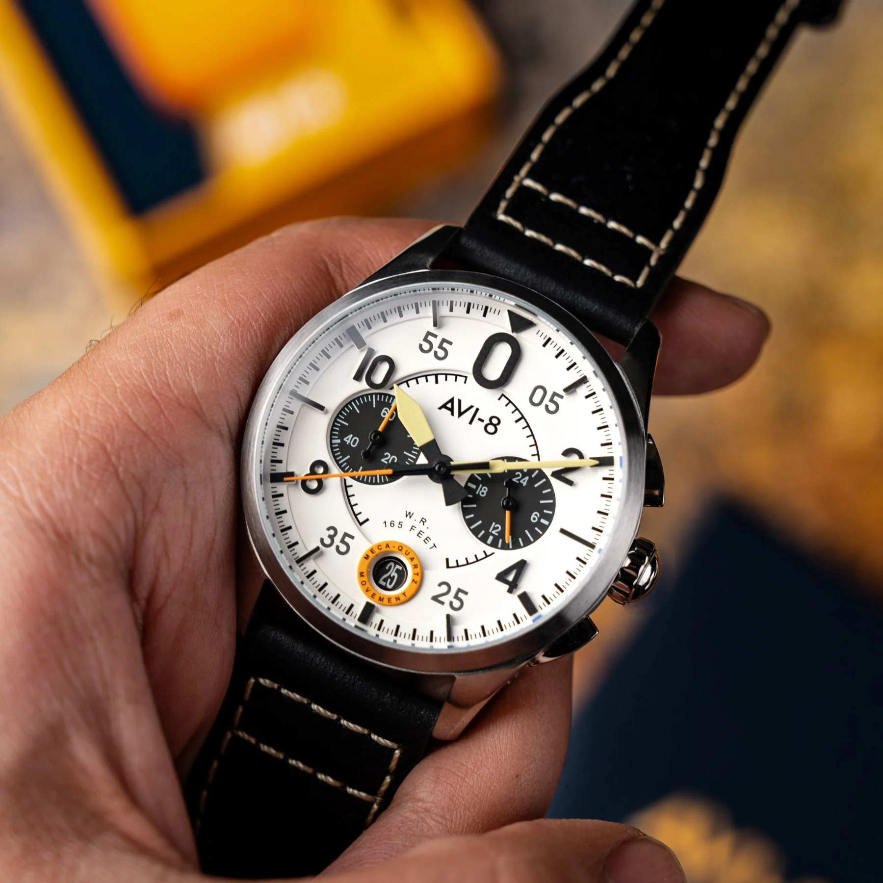 Lock Chronograph Imperial War Museums Edition White / Leather | White Dial - Image 2