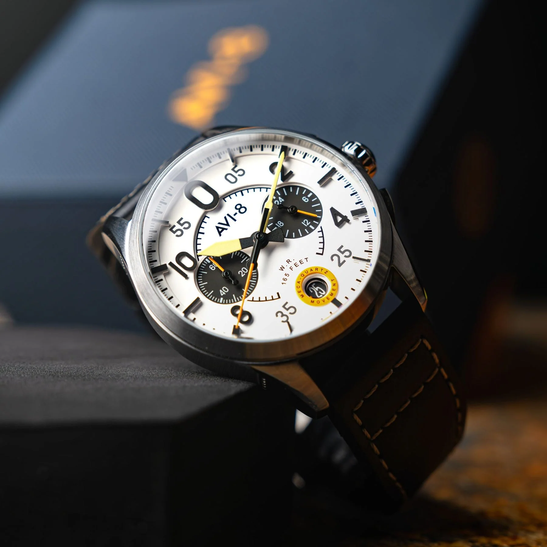 Lock Chronograph Imperial War Museums Edition White / Leather | White Dial - Image 3