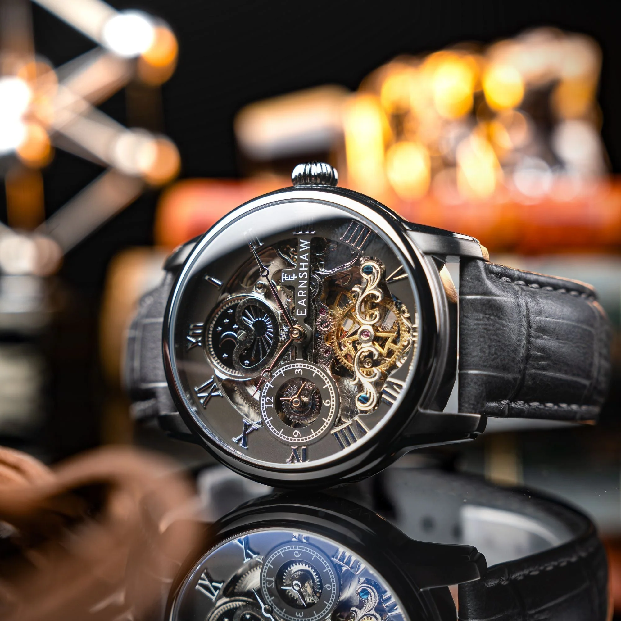Longitude Automatic Skeleton Gray / Gray Leather | Gray Dial - Image 2