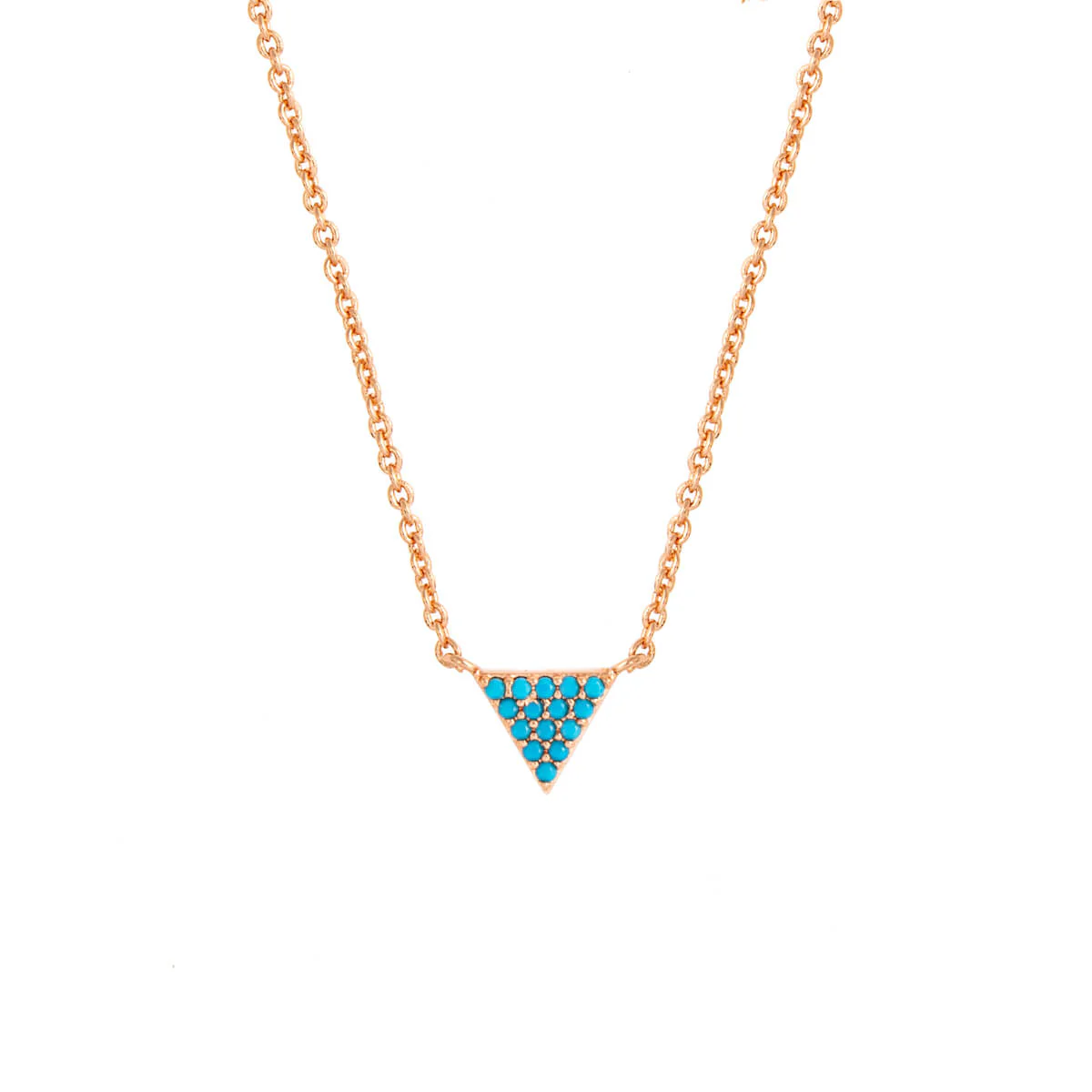 Lupine Pendant Necklace 18k Rose Gold