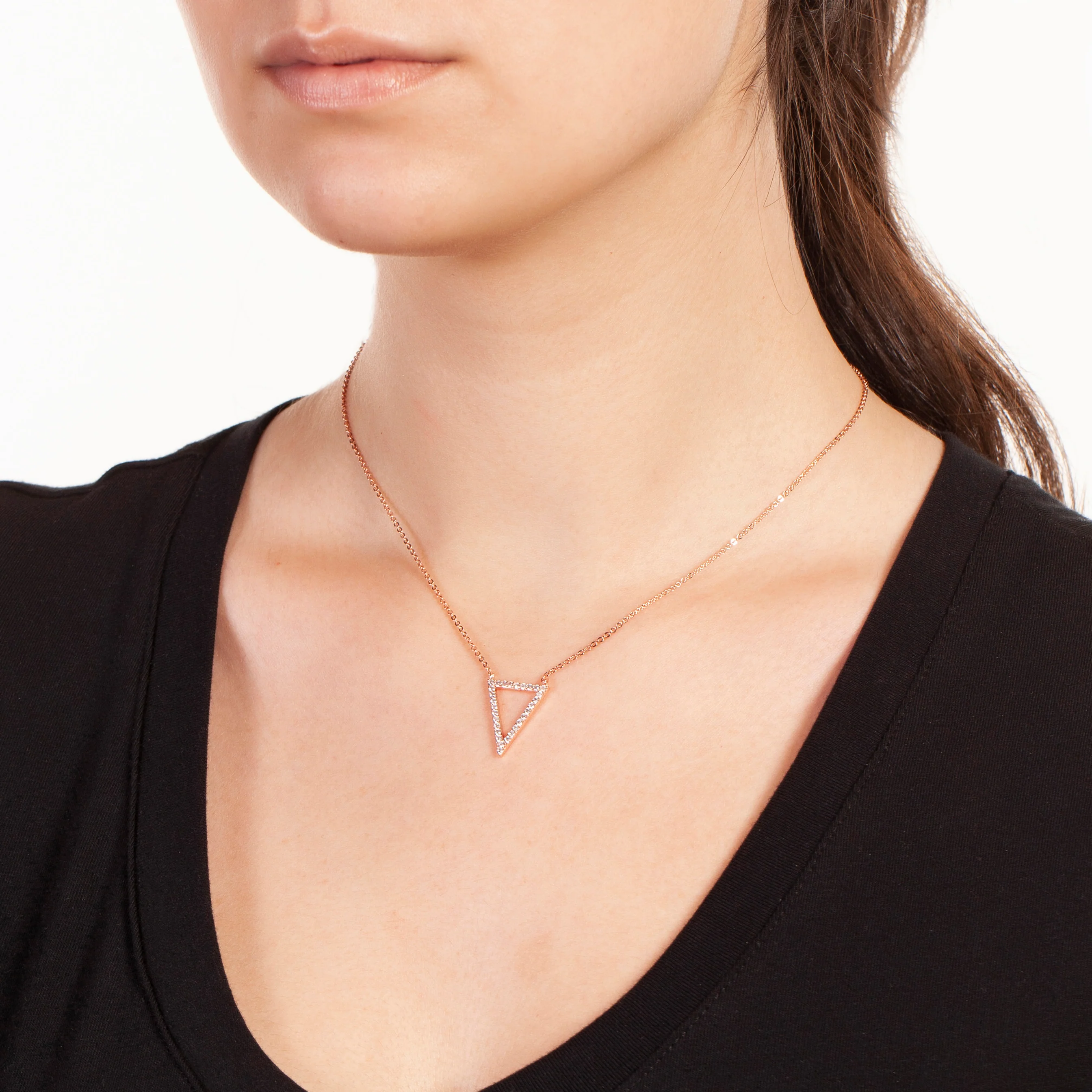 Lupine Pendant Necklace 18k Rose Gold - Image 2
