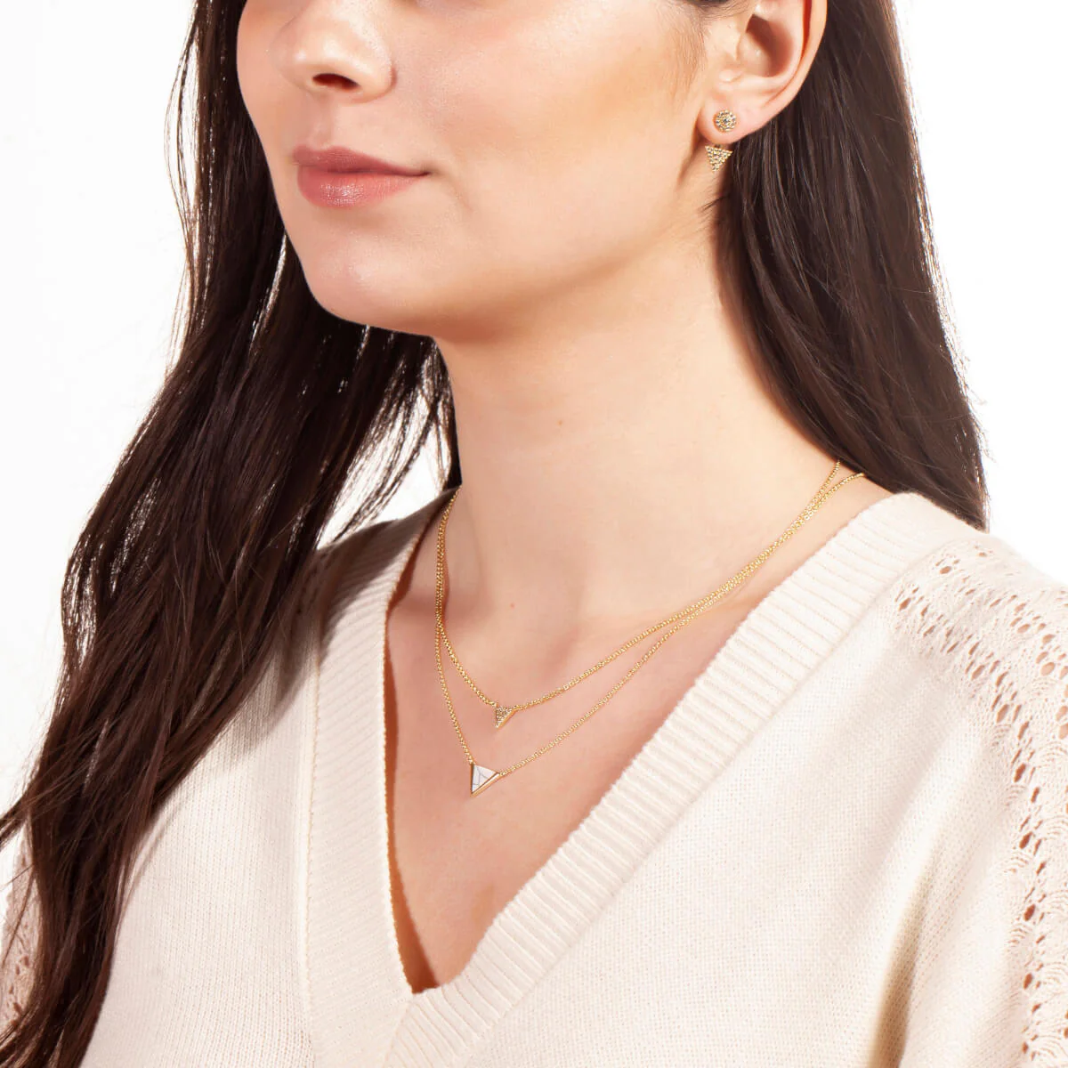 Lupine Pendant Necklace 18k Yellow Gold - Image 3