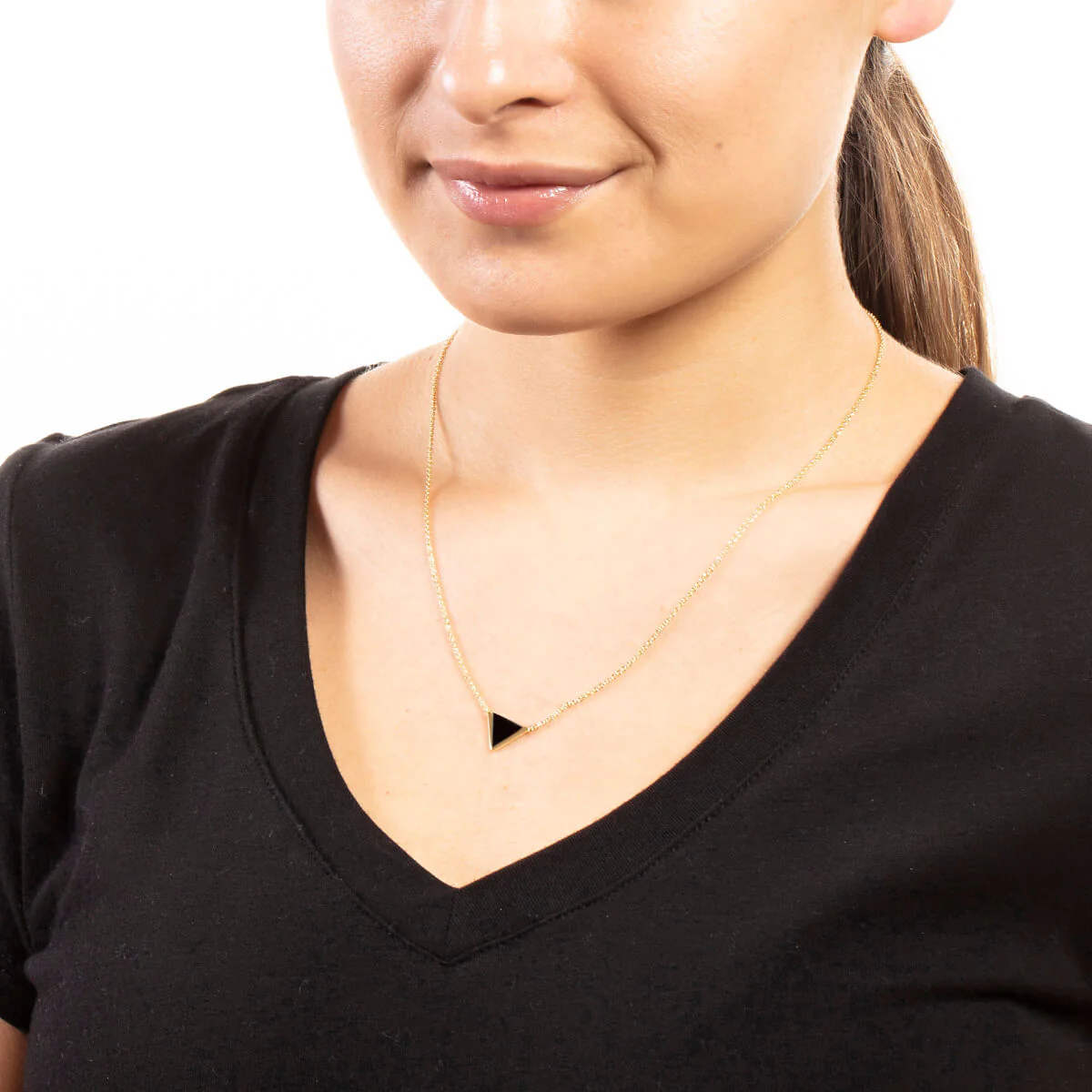 Lupine Pendant Necklace 18k Yellow Gold - Image 2