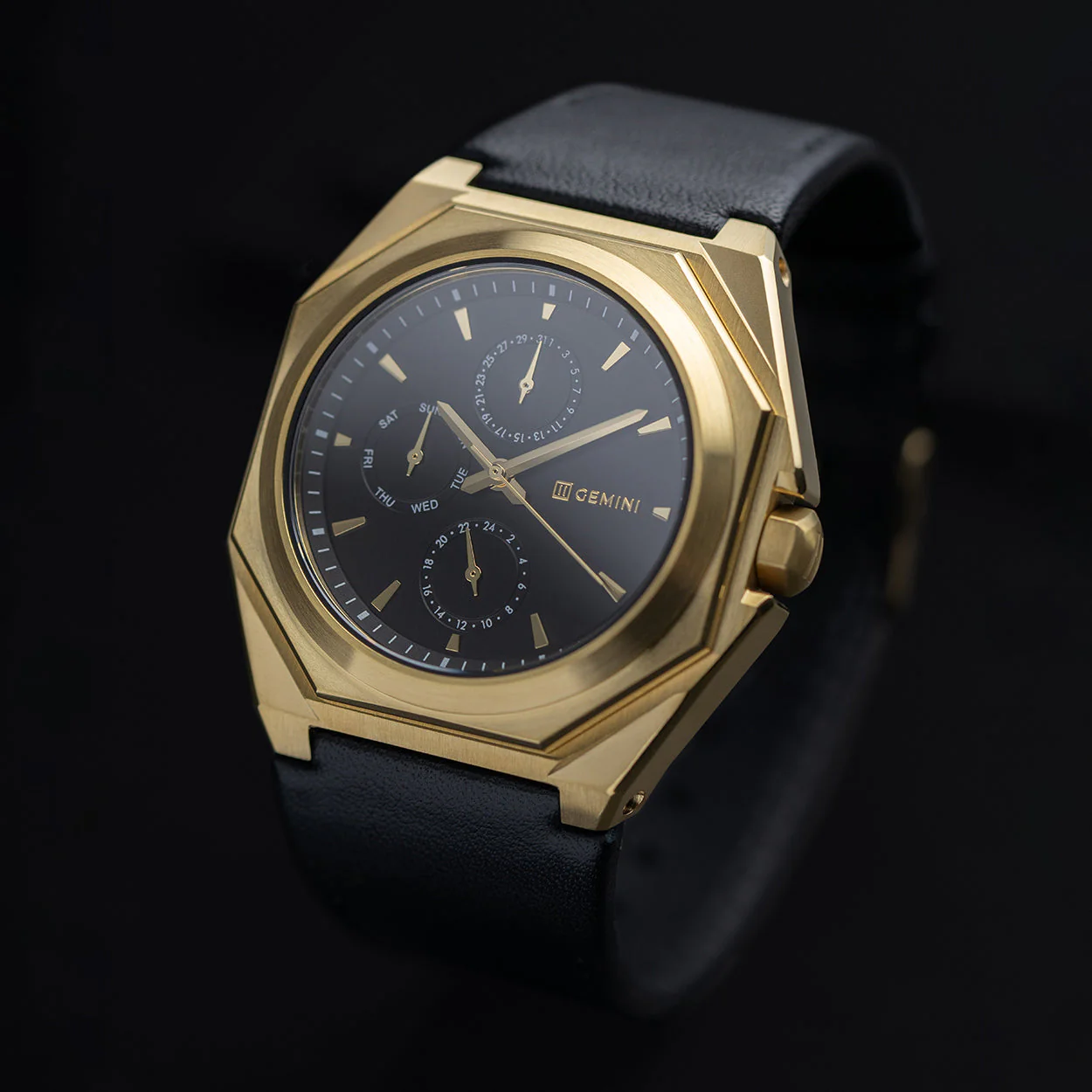 Lux Leather Gold Gold - Image 2