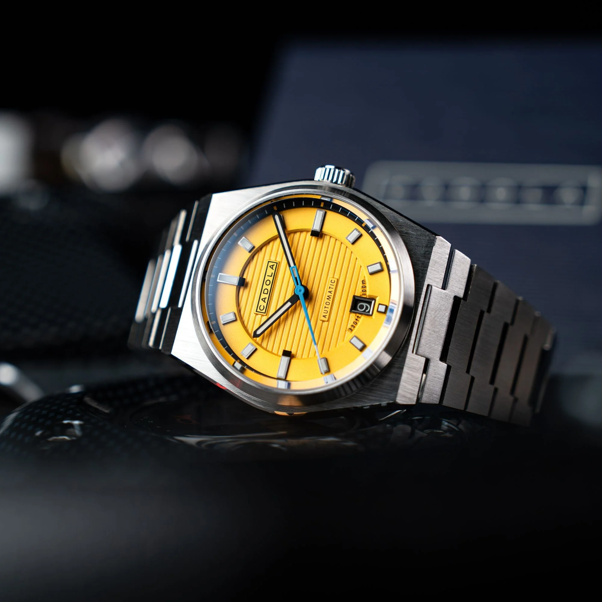 Lydden Hill Automatic Yellow / Stainless Steel | Yellow Dial - Image 2