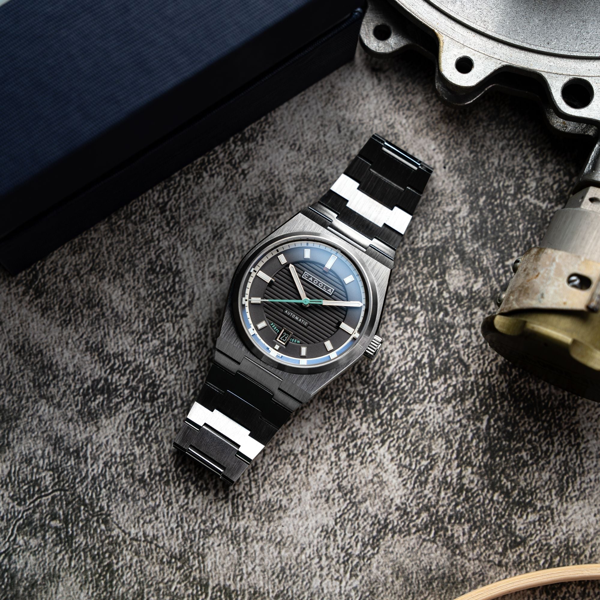 Lydden Hill Grey / Stainless Steel | Grey Dial - Image 4
