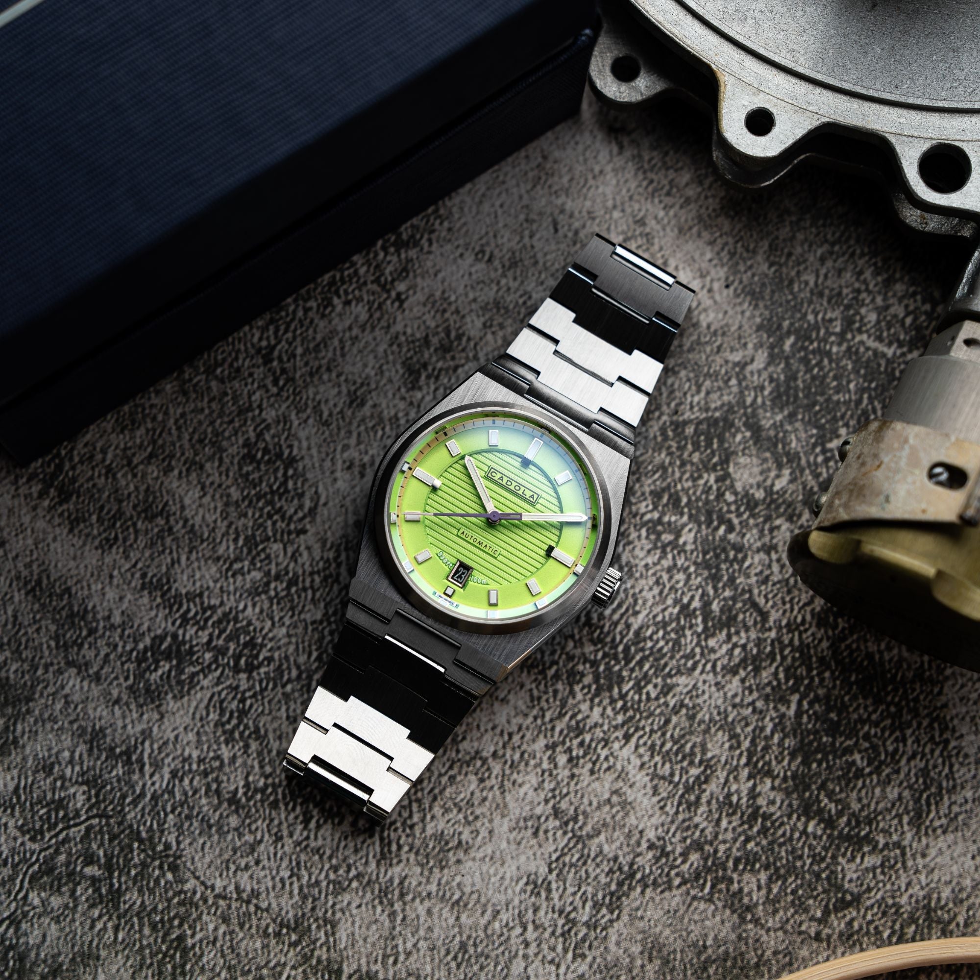 Lydden Hill Green / Stainless Steel | Green Dial - Image 4