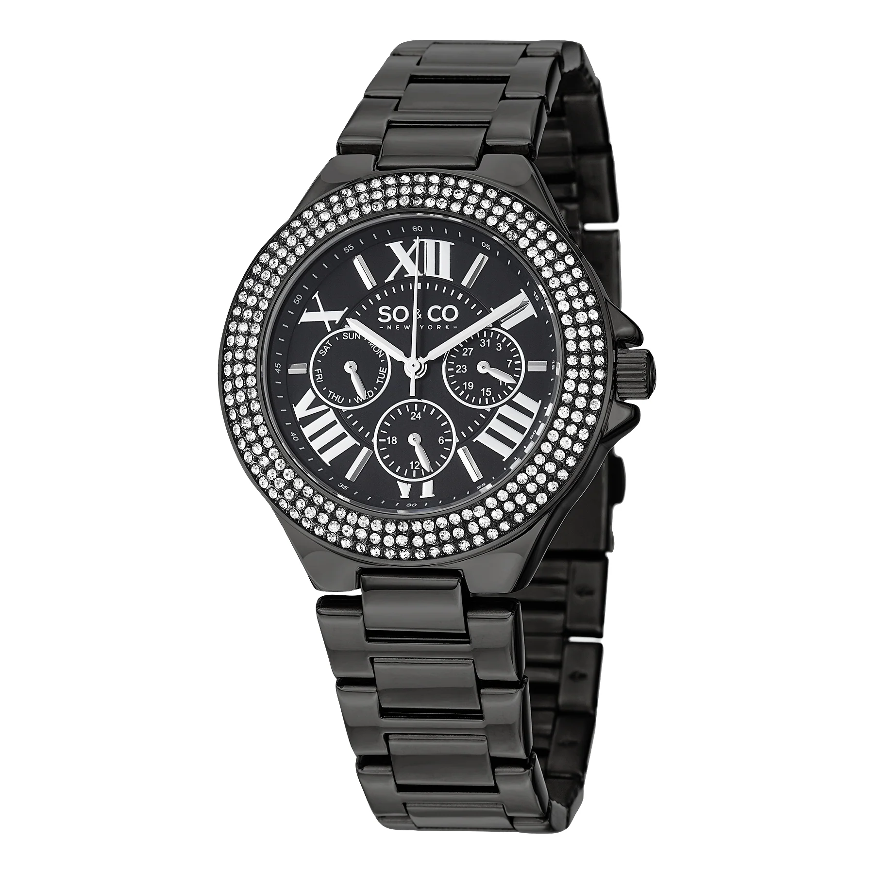Madison 5019.5 Black/Stainless Steel | Black Dial