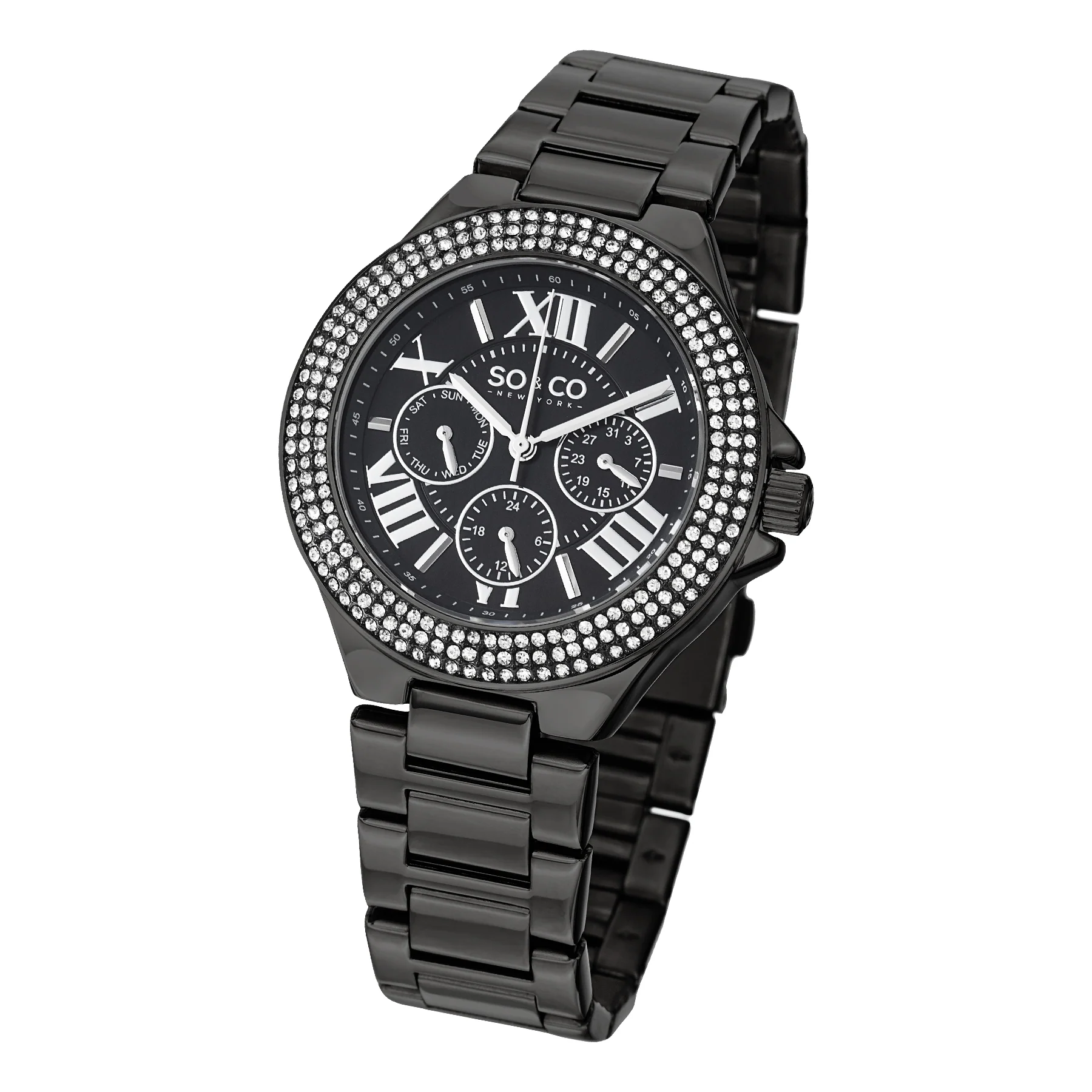 Madison 5019.5 Black/Stainless Steel | Black Dial - Image 2