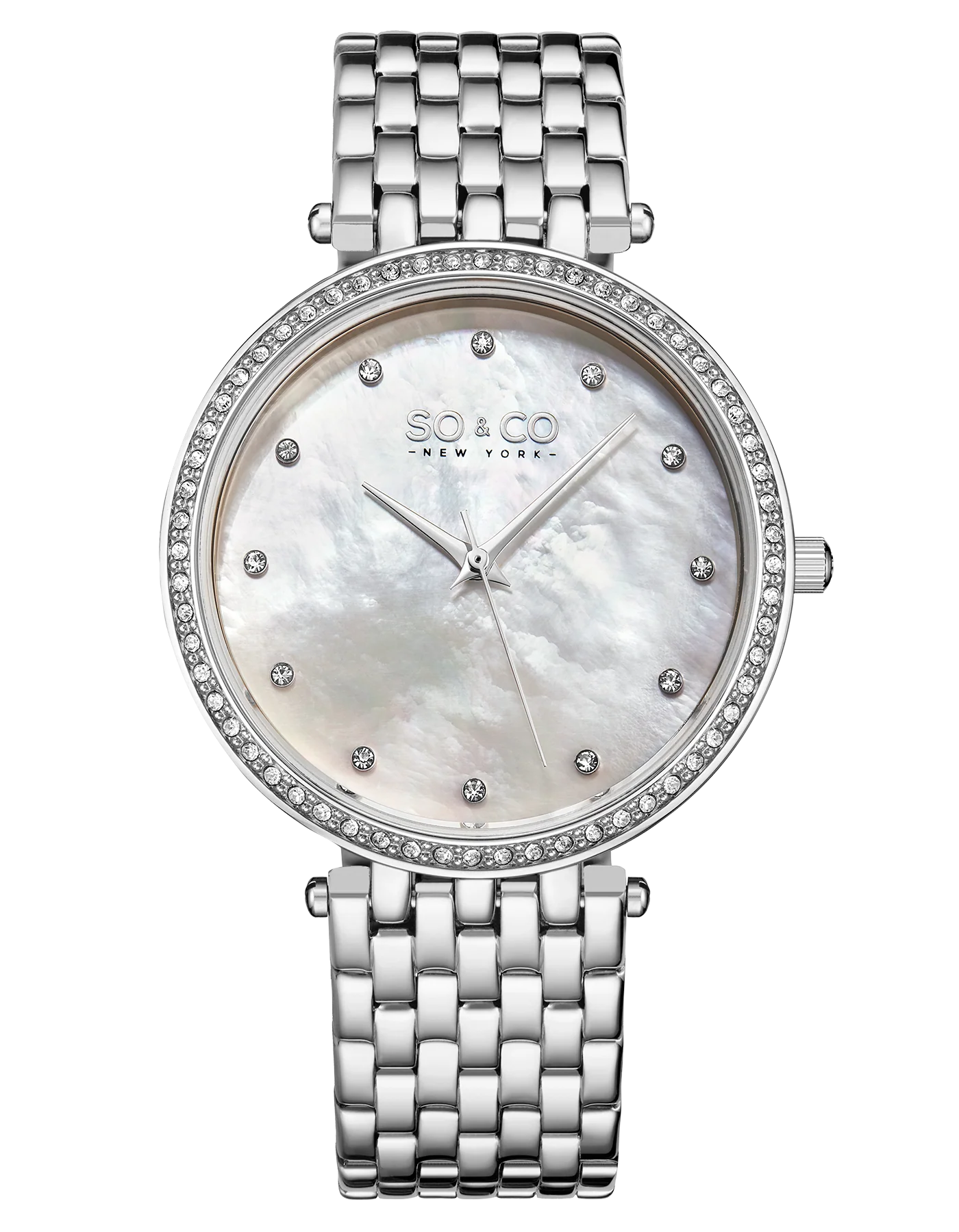 Madison 5334 Silver Mother-of-pearl/ Silver Bracelet | MOP Dial - Image 3