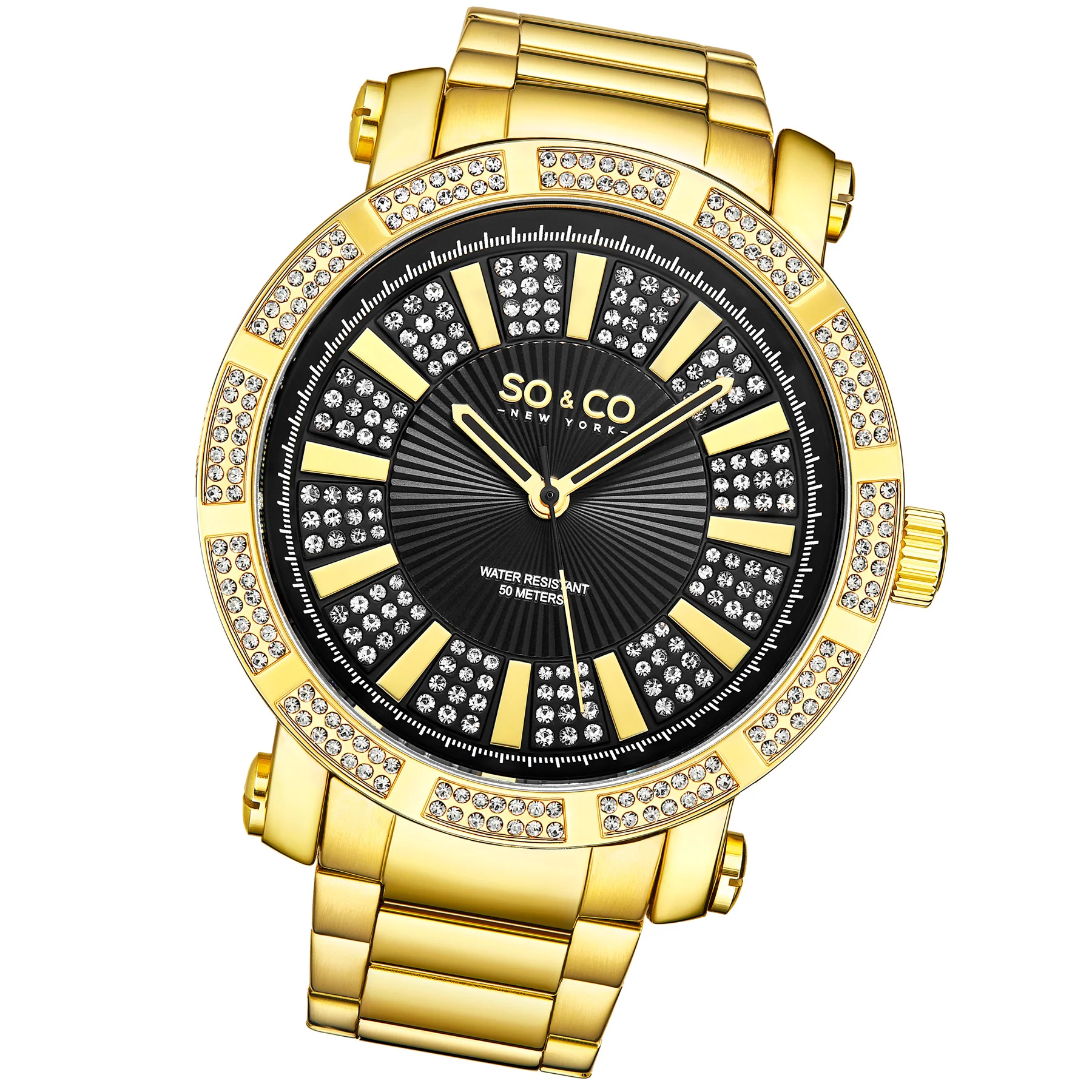 Madison-5563.2 Gold/Stainless Steel | Black Dial - Image 2
