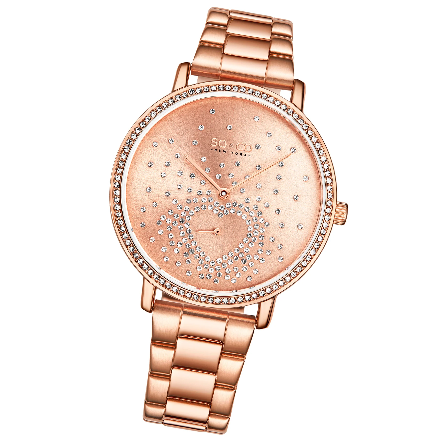 Madison-5580.3 Rose Gold/Stainless Steel | Champagne Dial - Image 2
