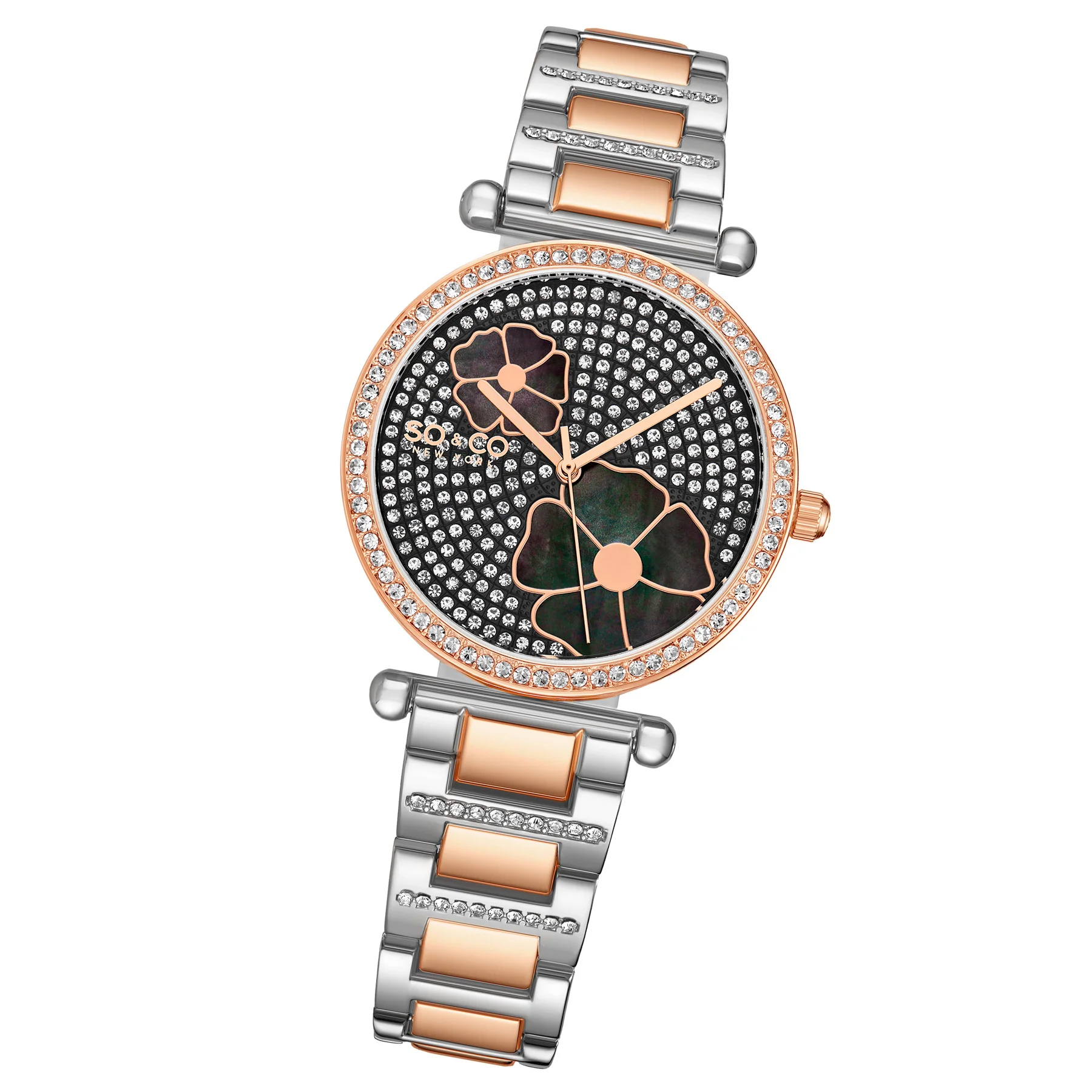 Madison-5582.3 Rose Gold/Stainless Steel | Black Dial - Image 2