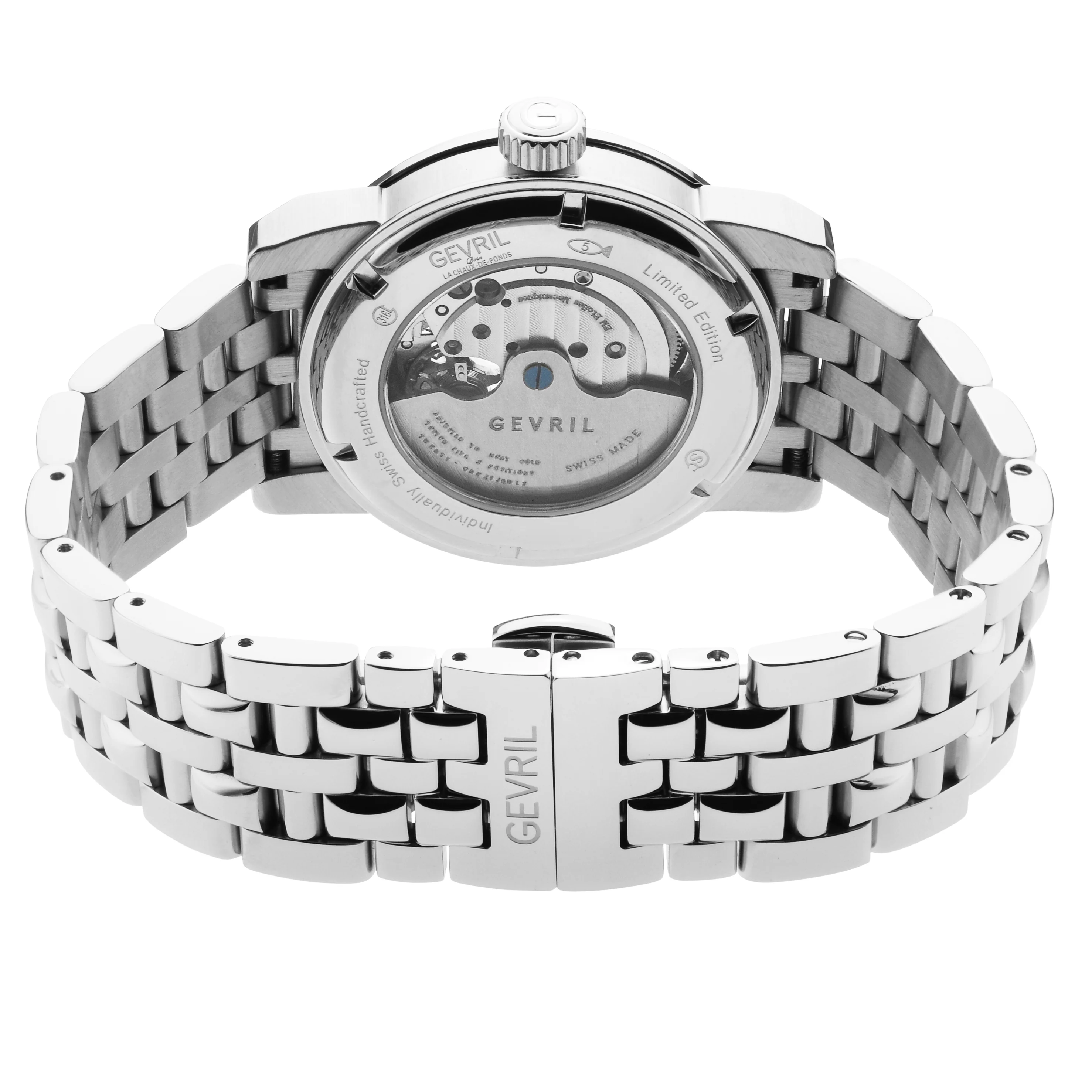 Madison Gevril Madison Sellita SW200 Blue Steel dress Watch | Blue Dial - Image 2