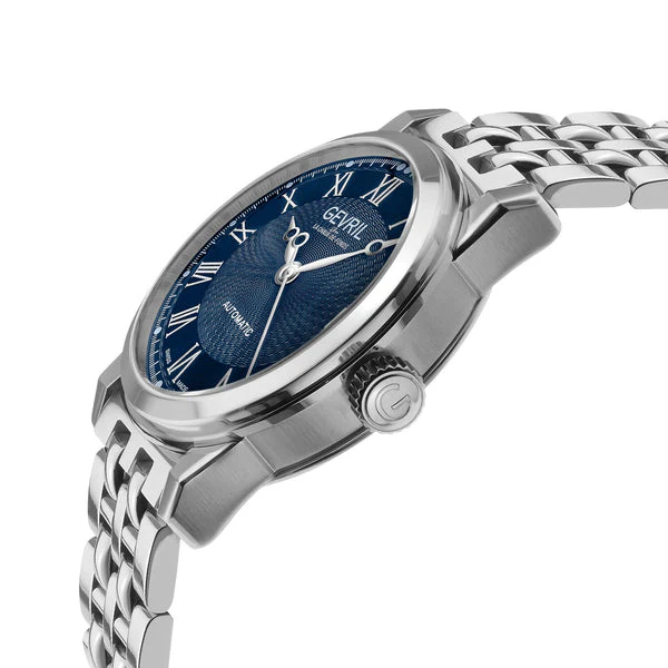 Madison Gevril Madison Sellita SW200 Blue Steel dress Watch | Blue Dial - Image 3