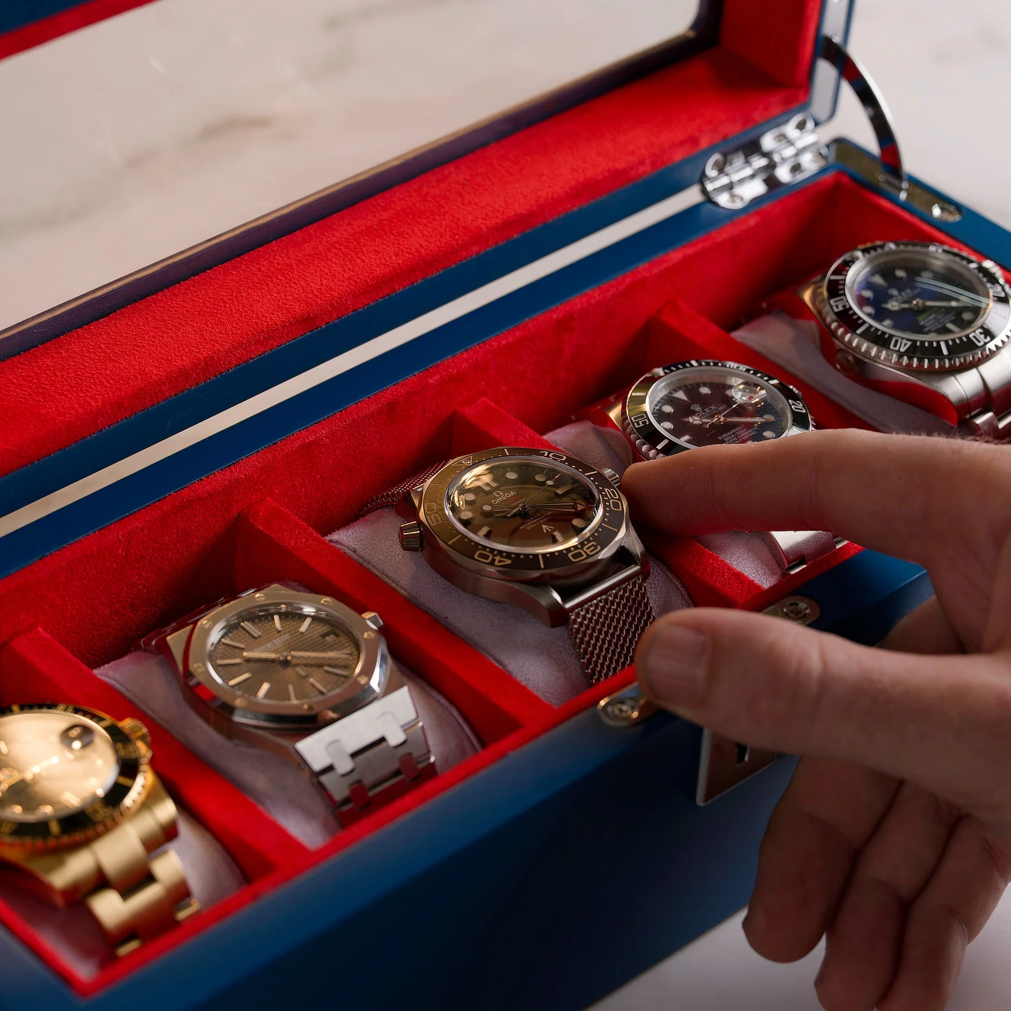 MAINSPRING Raceday Monte Carlo 5-Slot Collector Box (Blue) - Image 6
