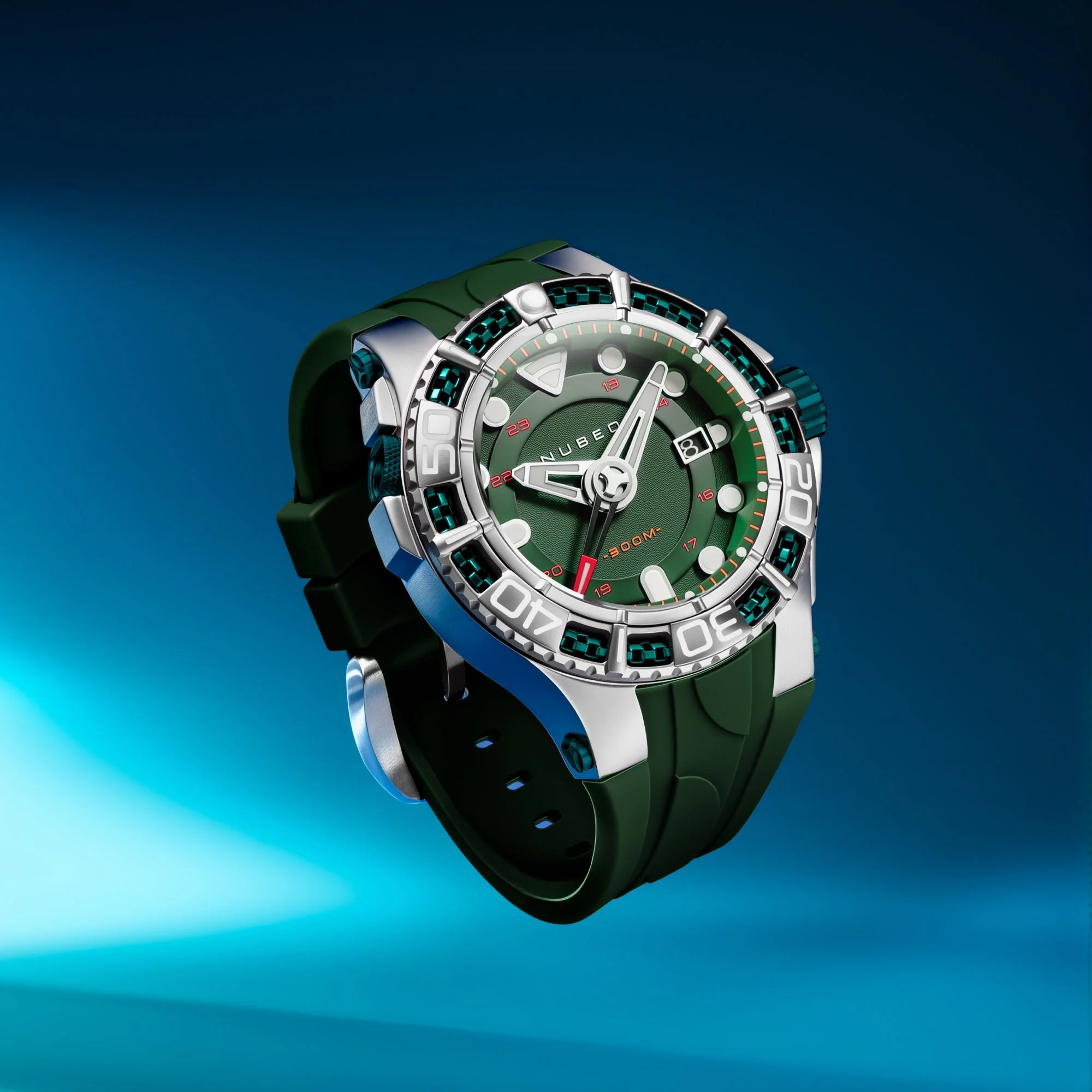 Manta Automatic Limited Edition Green / Silicone | Green Dial - Image 2