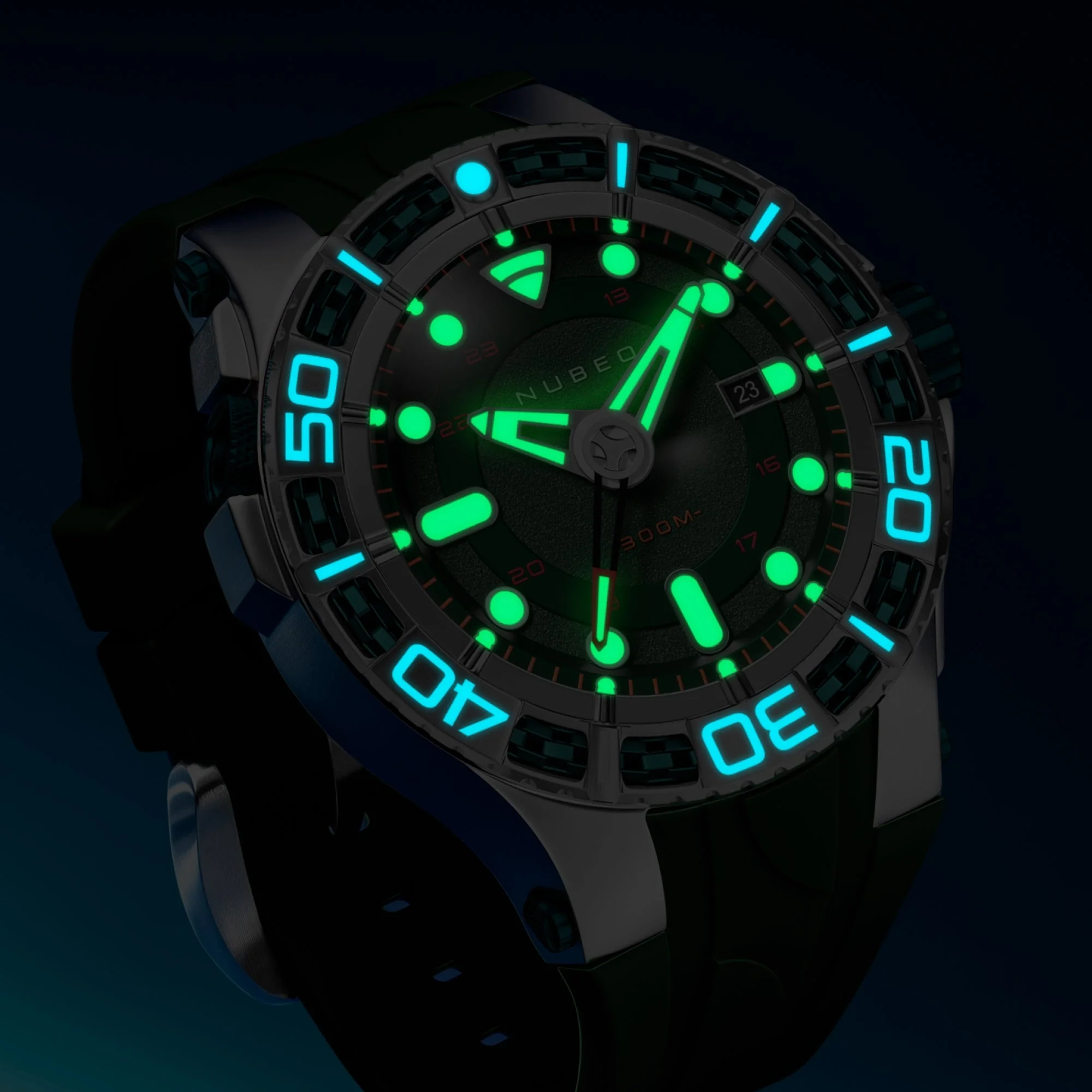 Manta Automatic Limited Edition Green / Silicone | Green Dial - Image 3